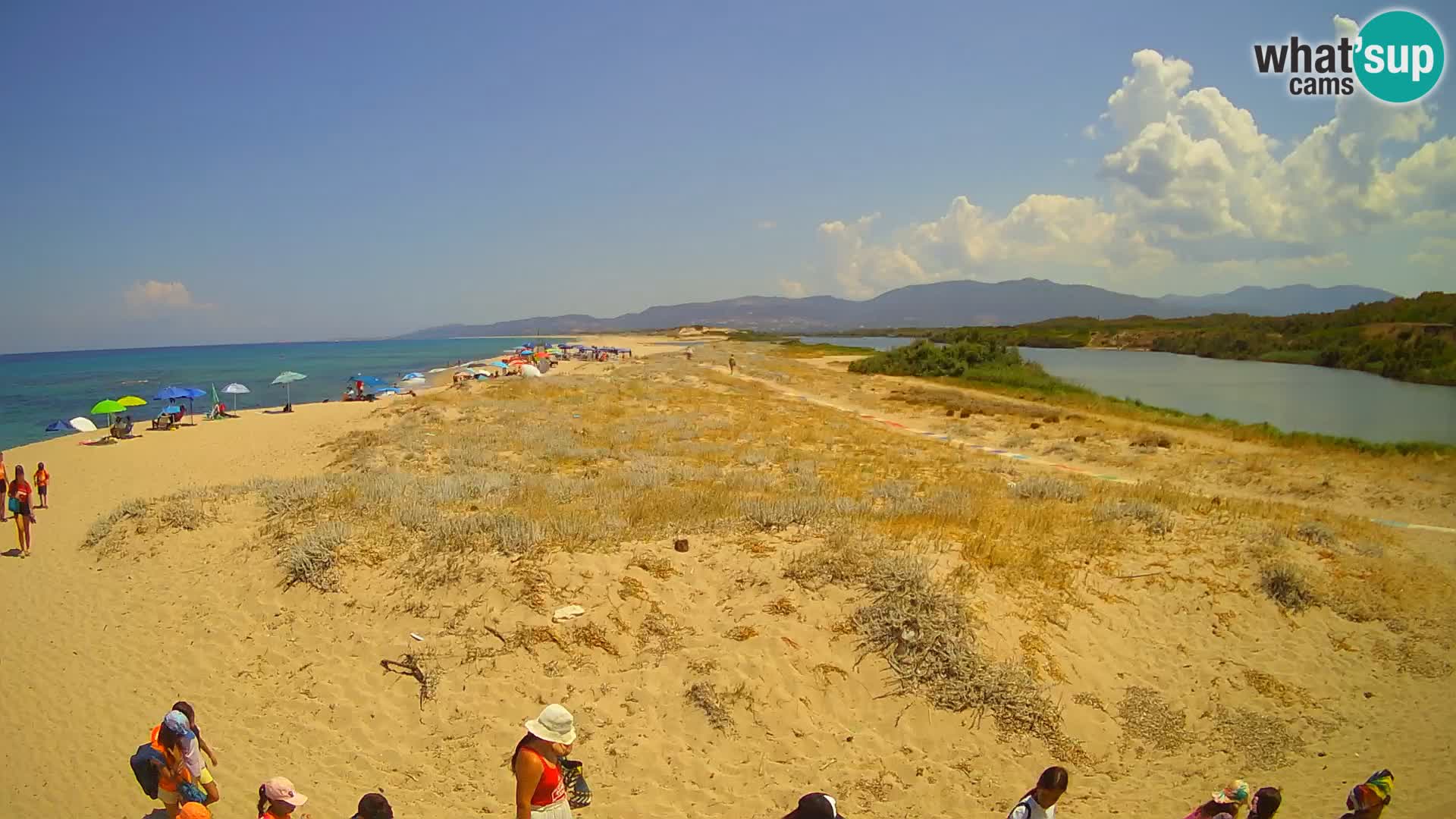 Spletna kamera Valledoria v živo – plaža San Pietro – Sardinija – Italija
