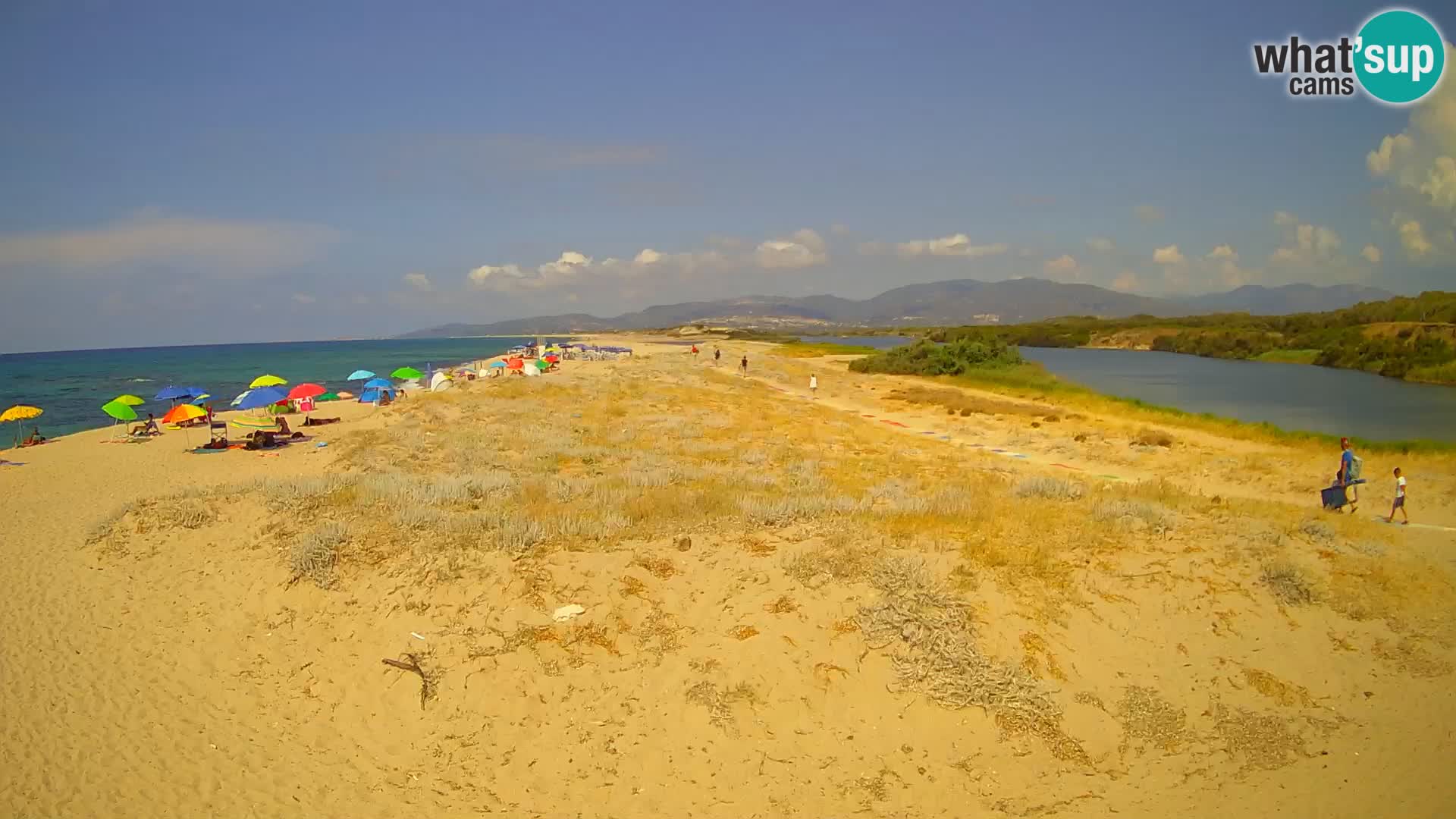 Spletna kamera Valledoria v živo – plaža San Pietro – Sardinija – Italija