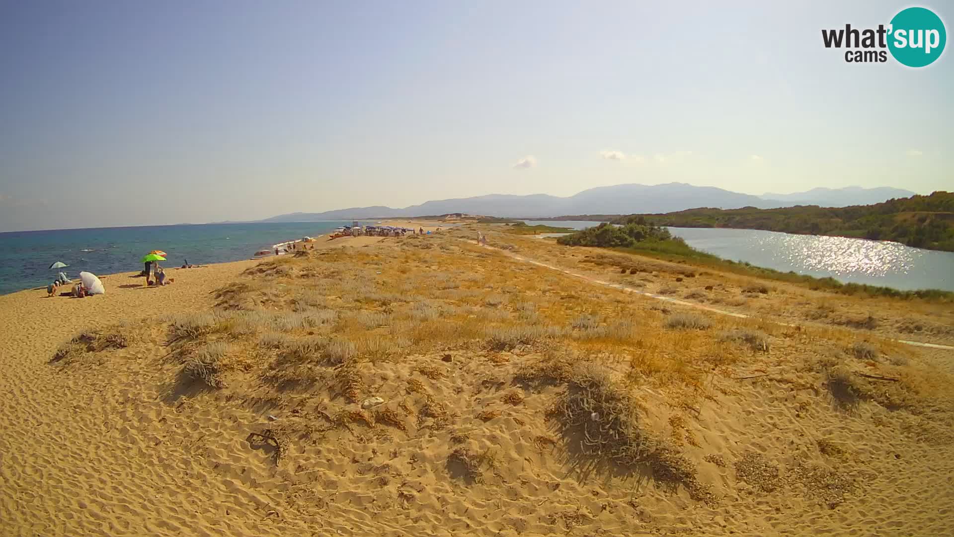 Spletna kamera Valledoria v živo – plaža San Pietro – Sardinija – Italija