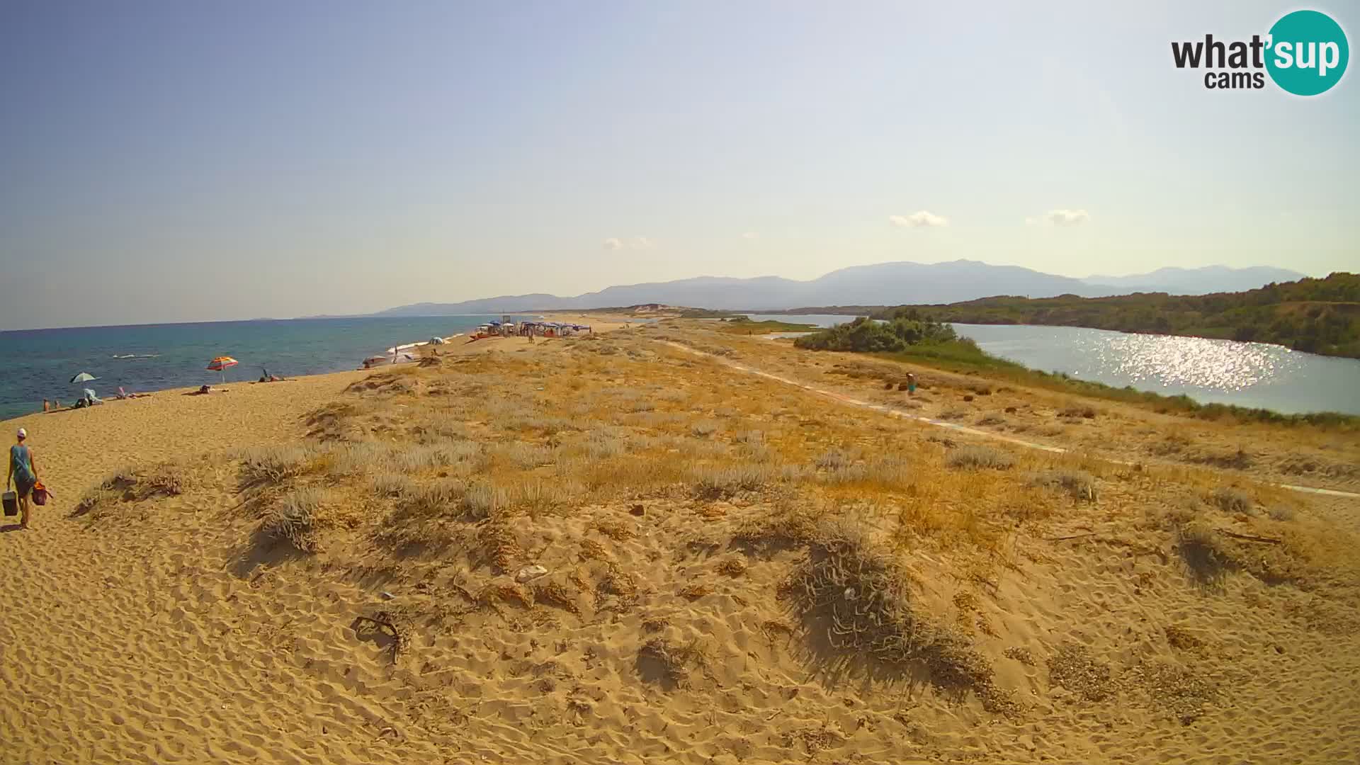 Spletna kamera Valledoria v živo – plaža San Pietro – Sardinija – Italija