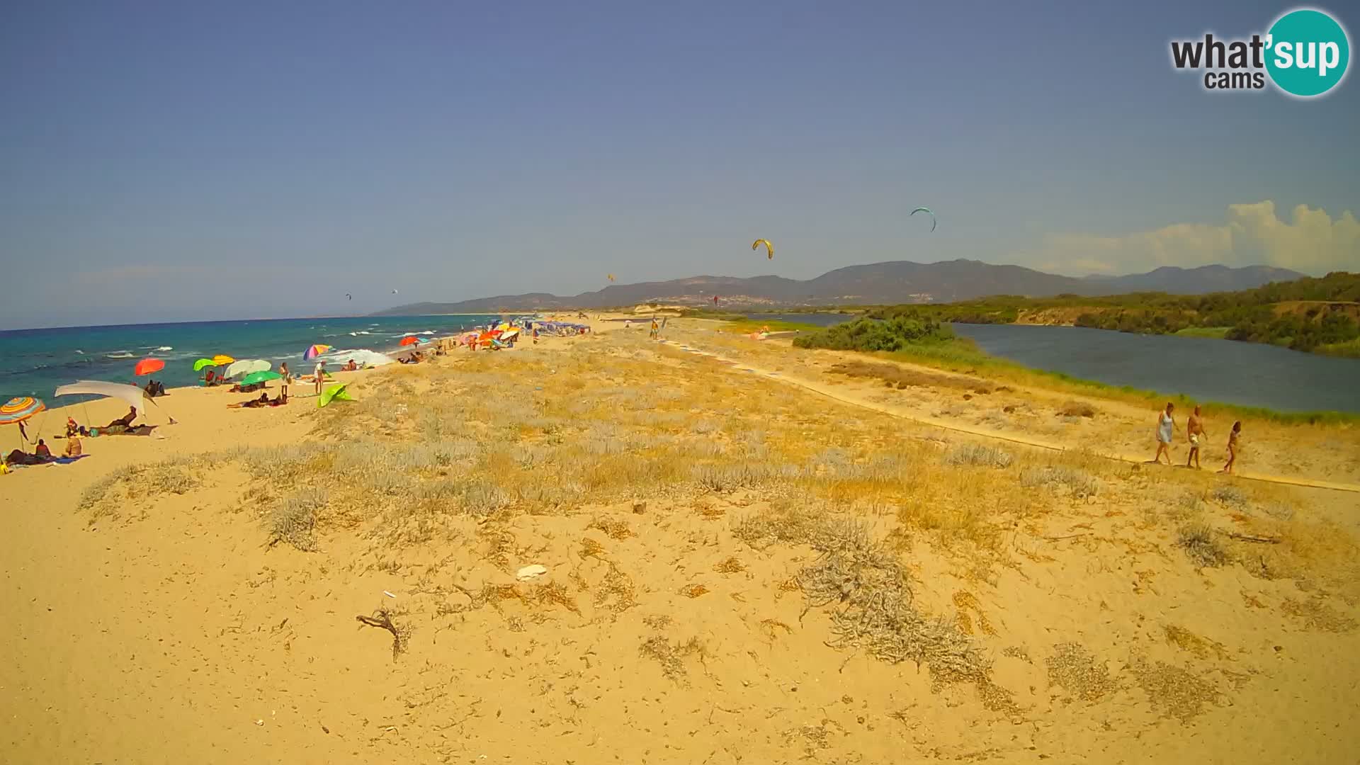 Spletna kamera Valledoria v živo – plaža San Pietro – Sardinija – Italija