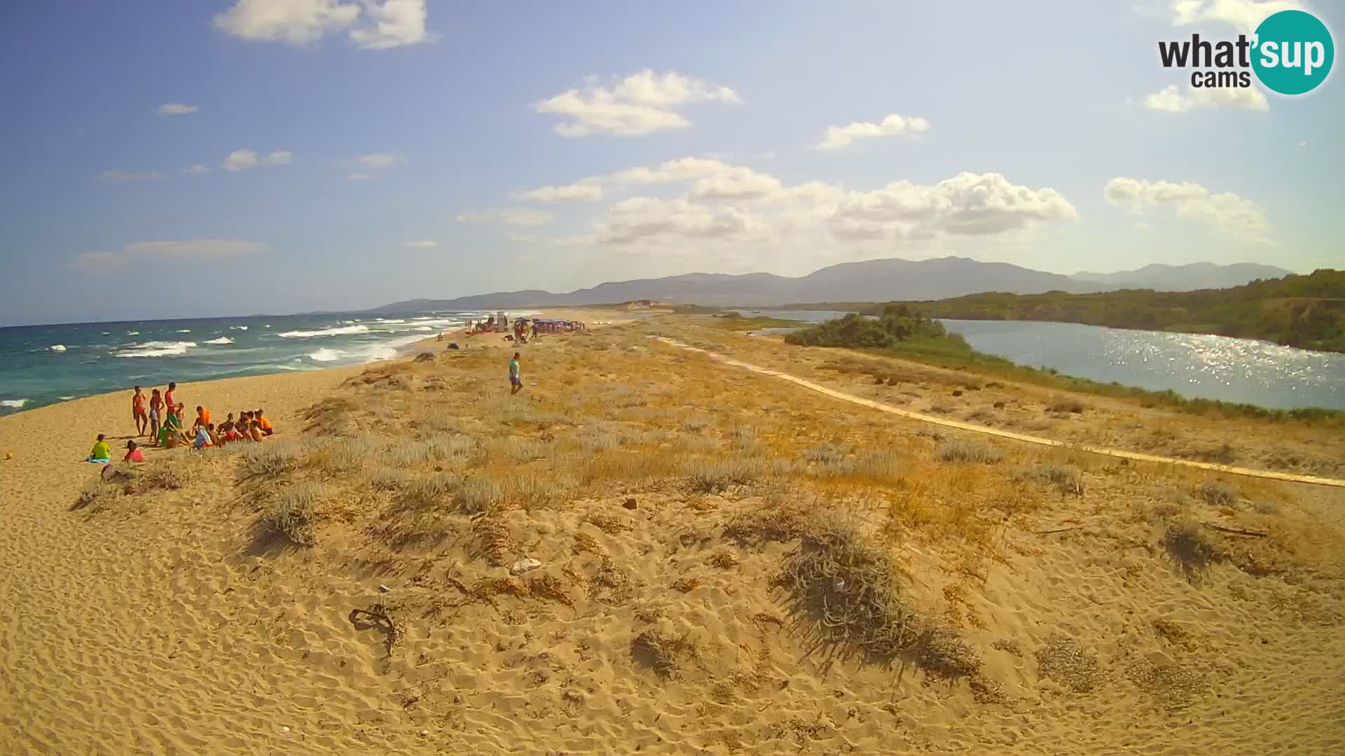 Spletna kamera Valledoria v živo – plaža San Pietro – Sardinija – Italija