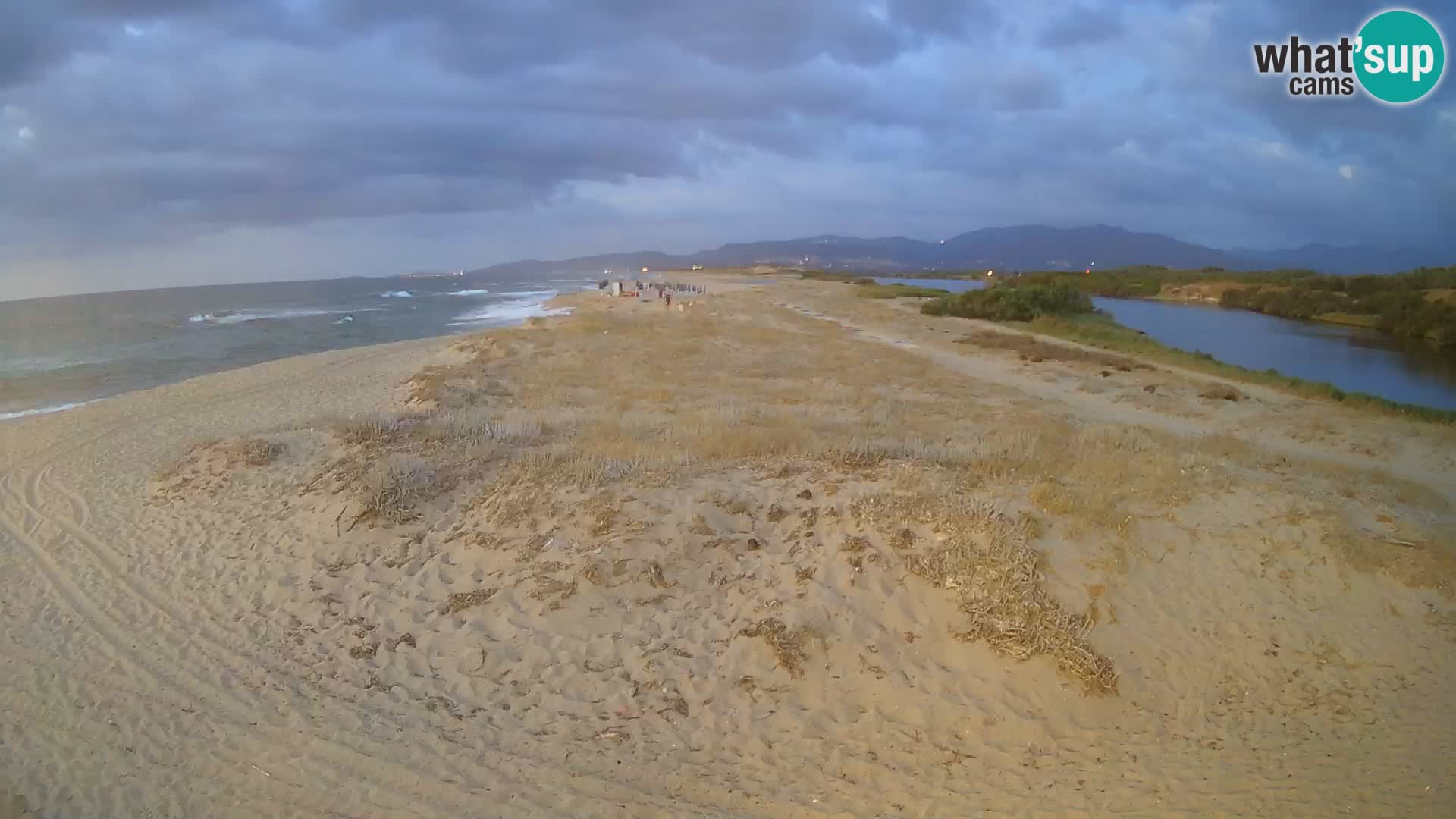 Spletna kamera Valledoria v živo – plaža San Pietro – Sardinija – Italija