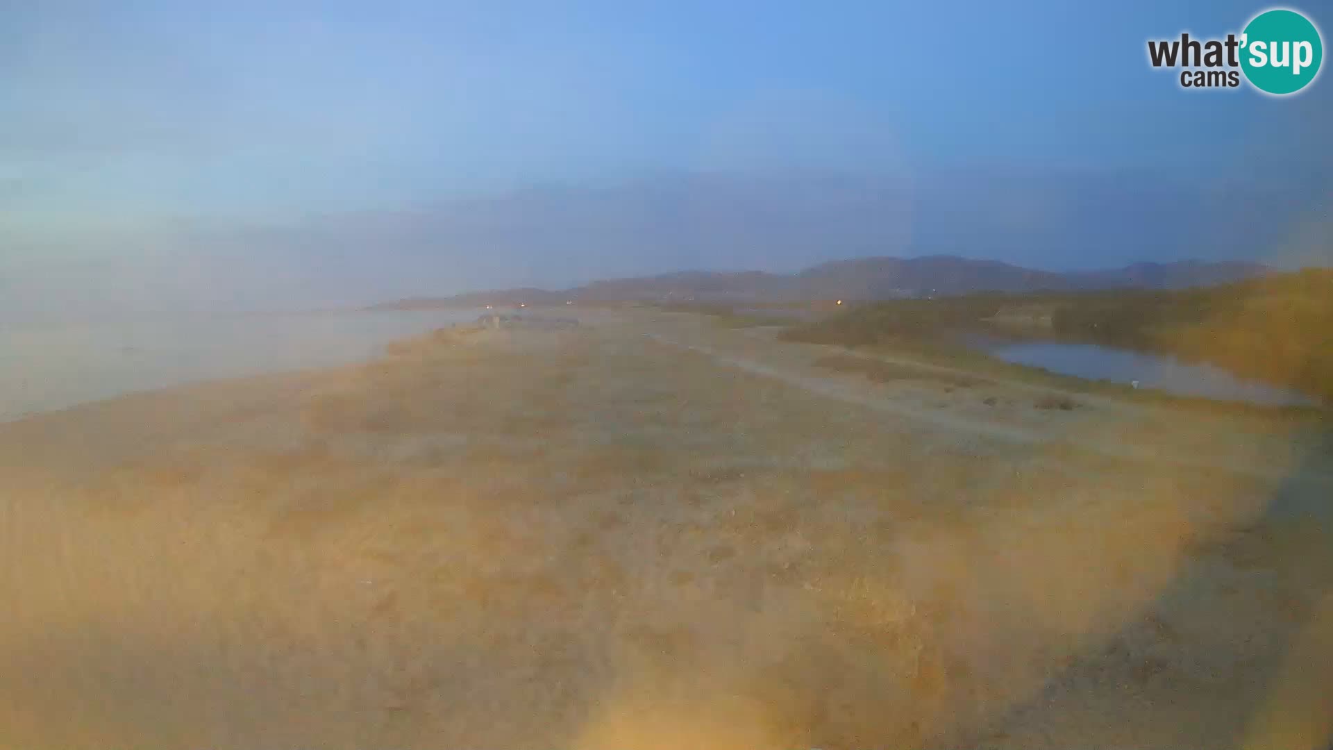Spletna kamera Valledoria v živo – plaža San Pietro – Sardinija – Italija