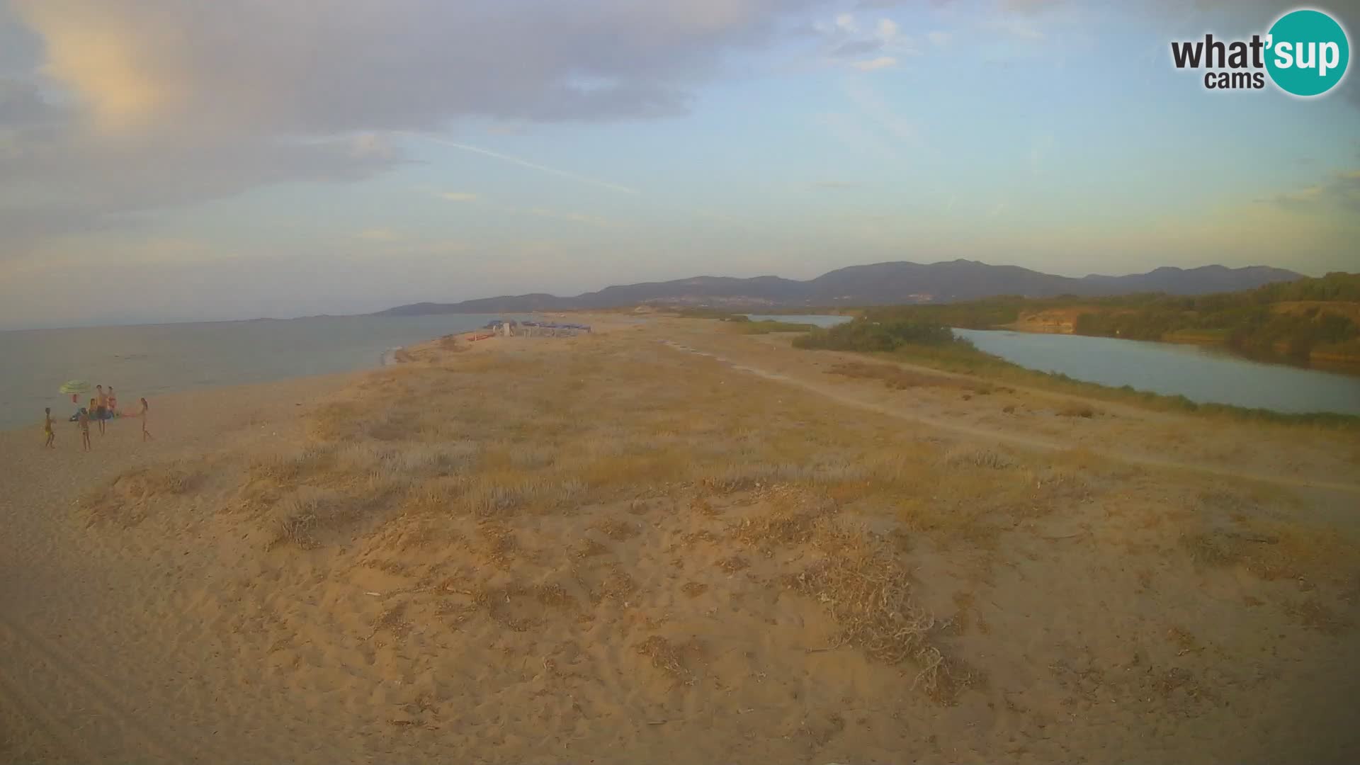 Spletna kamera Valledoria v živo – plaža San Pietro – Sardinija – Italija