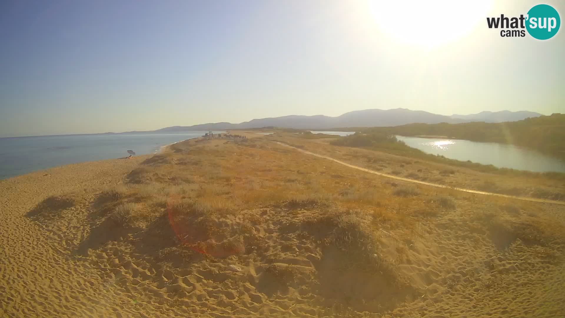 Valledoria Live-Webcam – Strand San Pietro – Sardinien – Italien