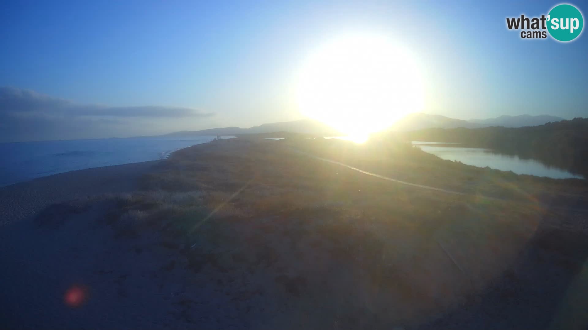 Spletna kamera Valledoria v živo – plaža San Pietro – Sardinija – Italija