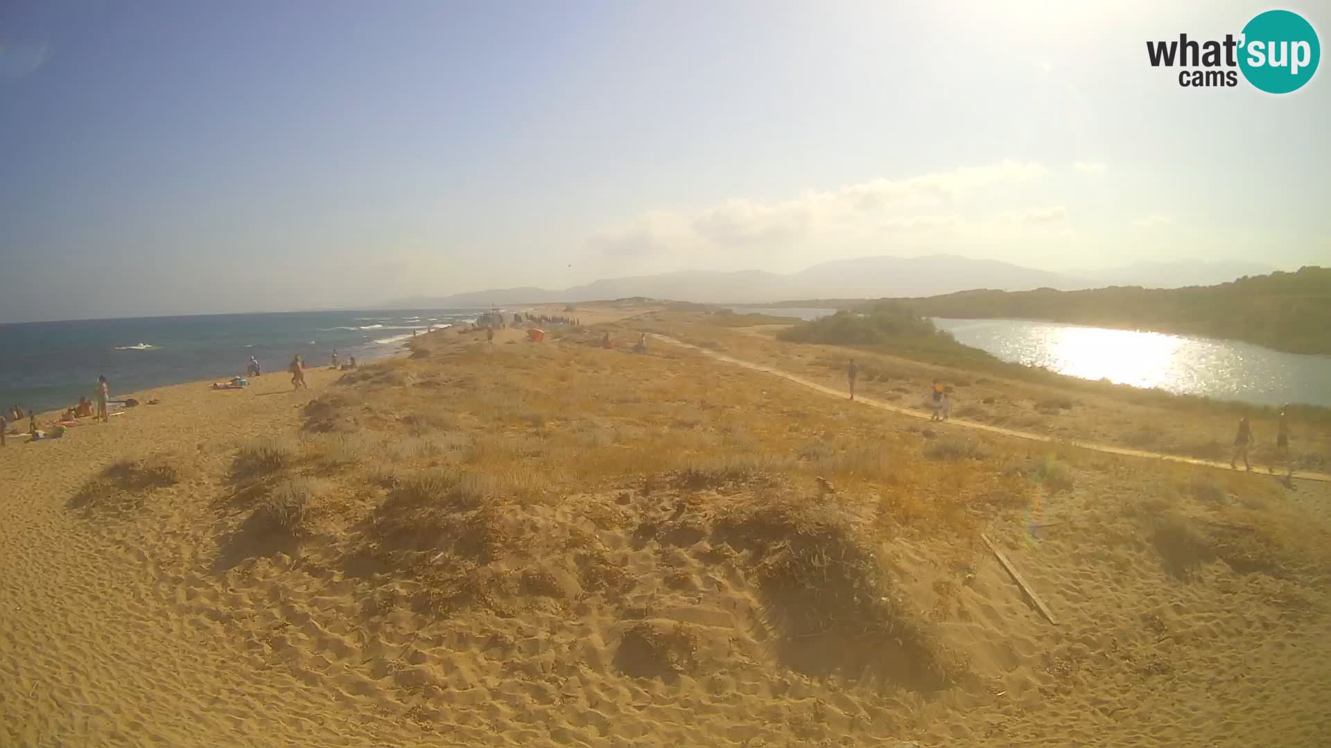 Spletna kamera Valledoria v živo – plaža San Pietro – Sardinija – Italija