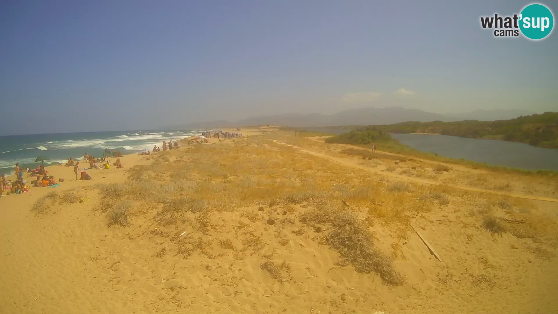 Spletna kamera Valledoria v živo – plaža San Pietro – Sardinija – Italija