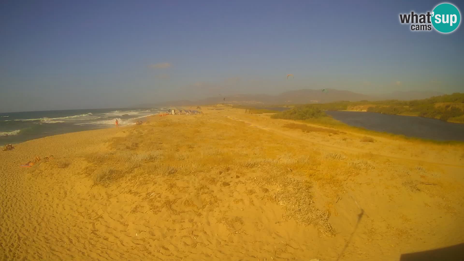 Spletna kamera Valledoria v živo – plaža San Pietro – Sardinija – Italija