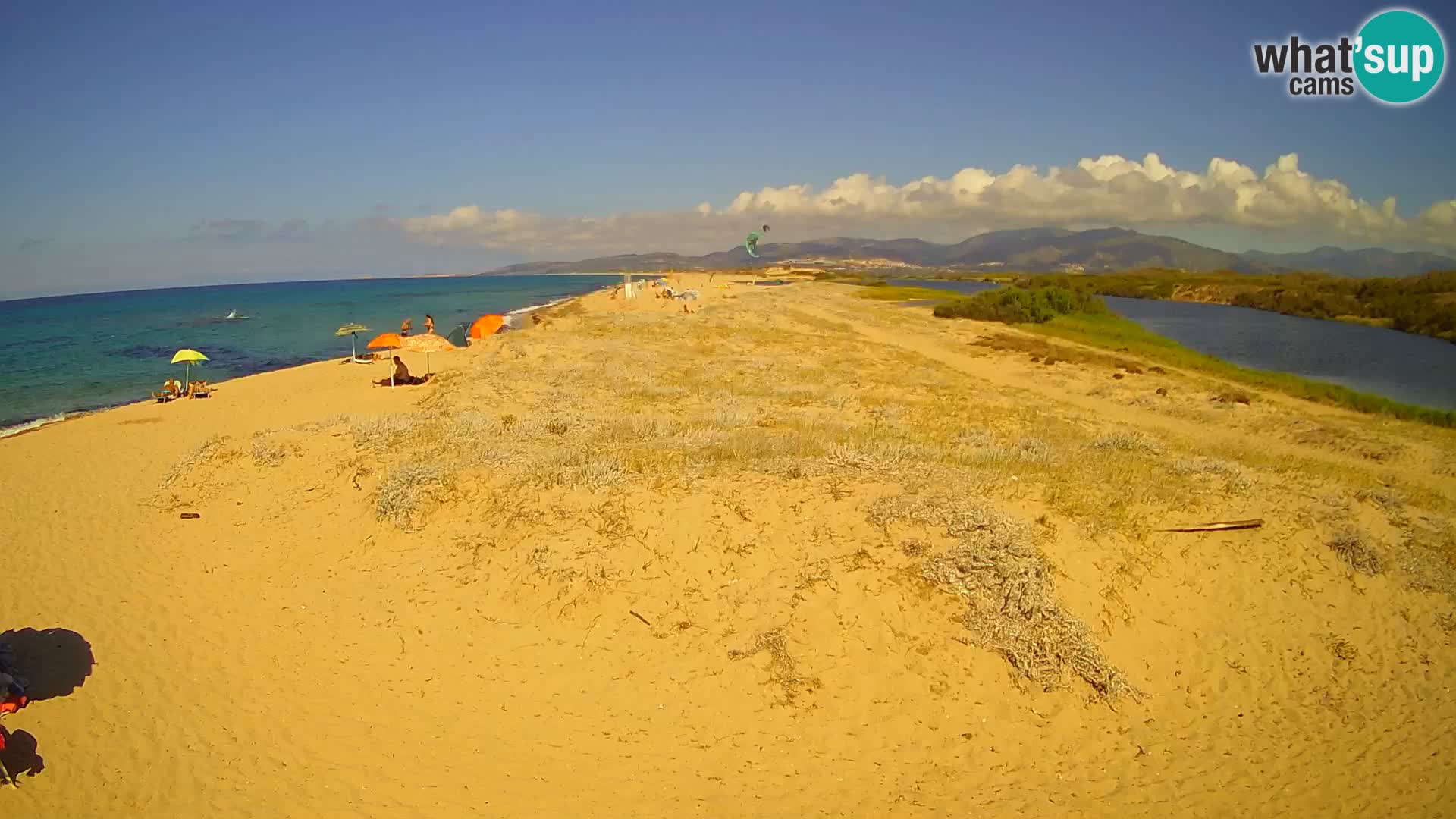 Spletna kamera Valledoria v živo – plaža San Pietro – Sardinija – Italija