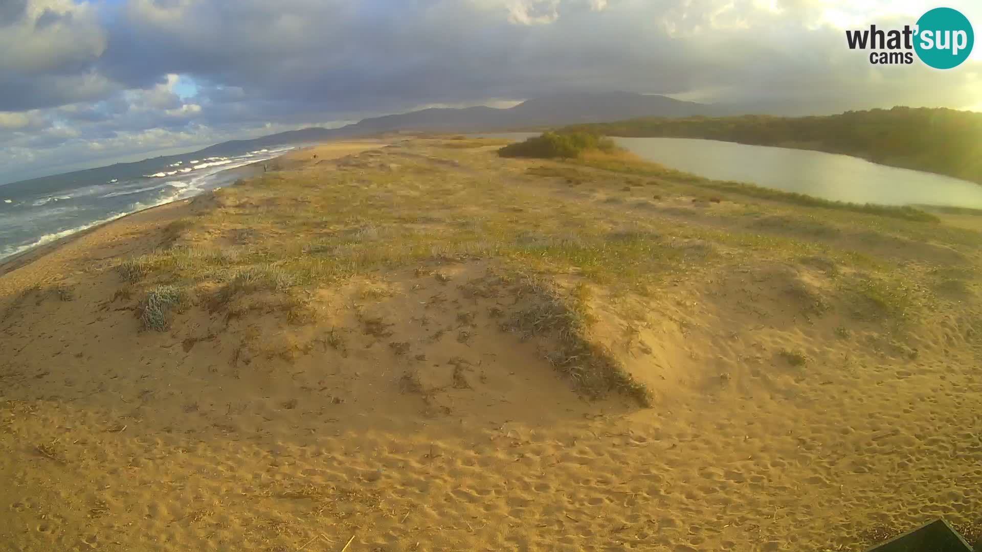 Spletna kamera Valledoria v živo – plaža San Pietro – Sardinija – Italija