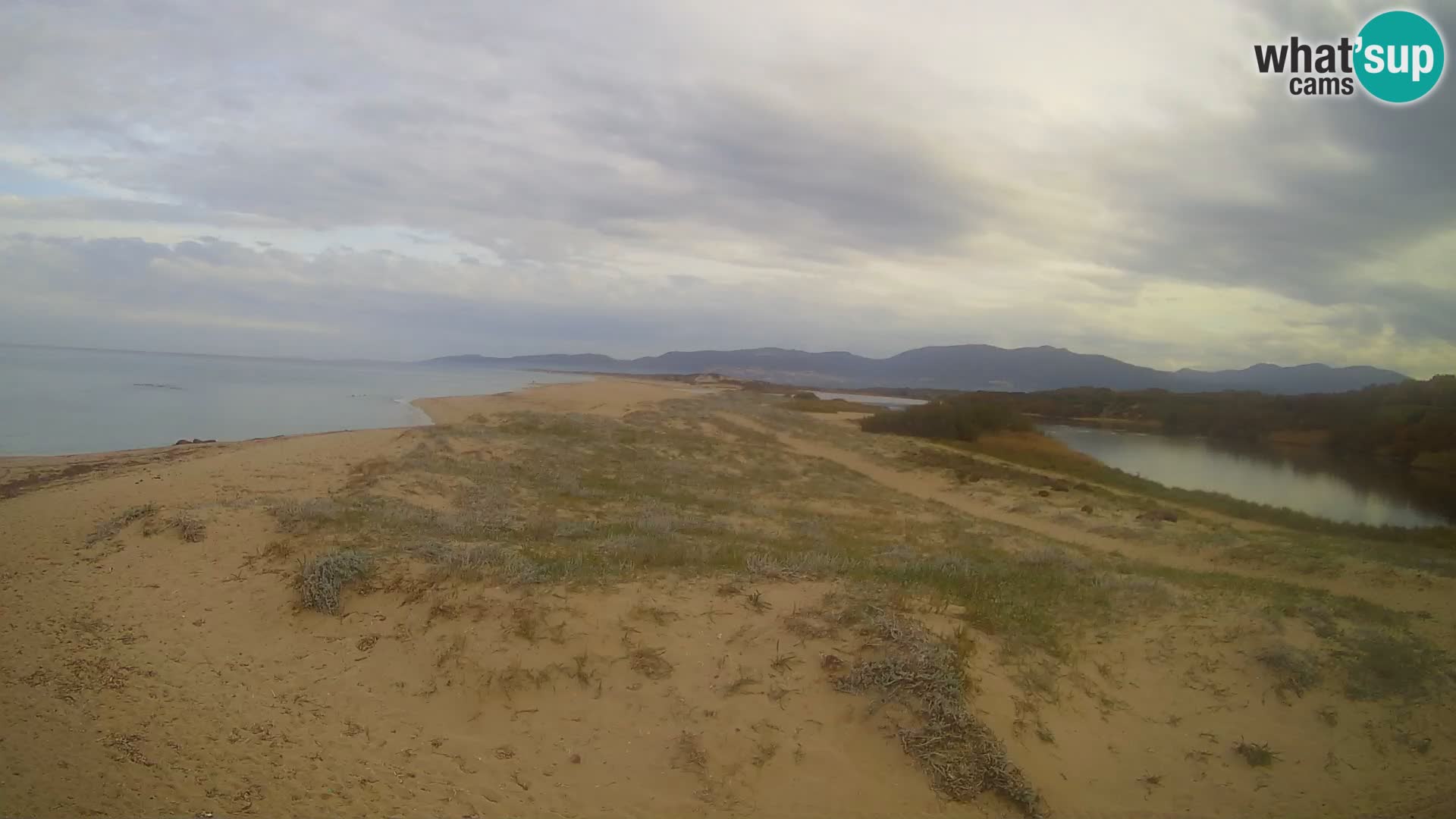 Spletna kamera Valledoria v živo – plaža San Pietro – Sardinija – Italija