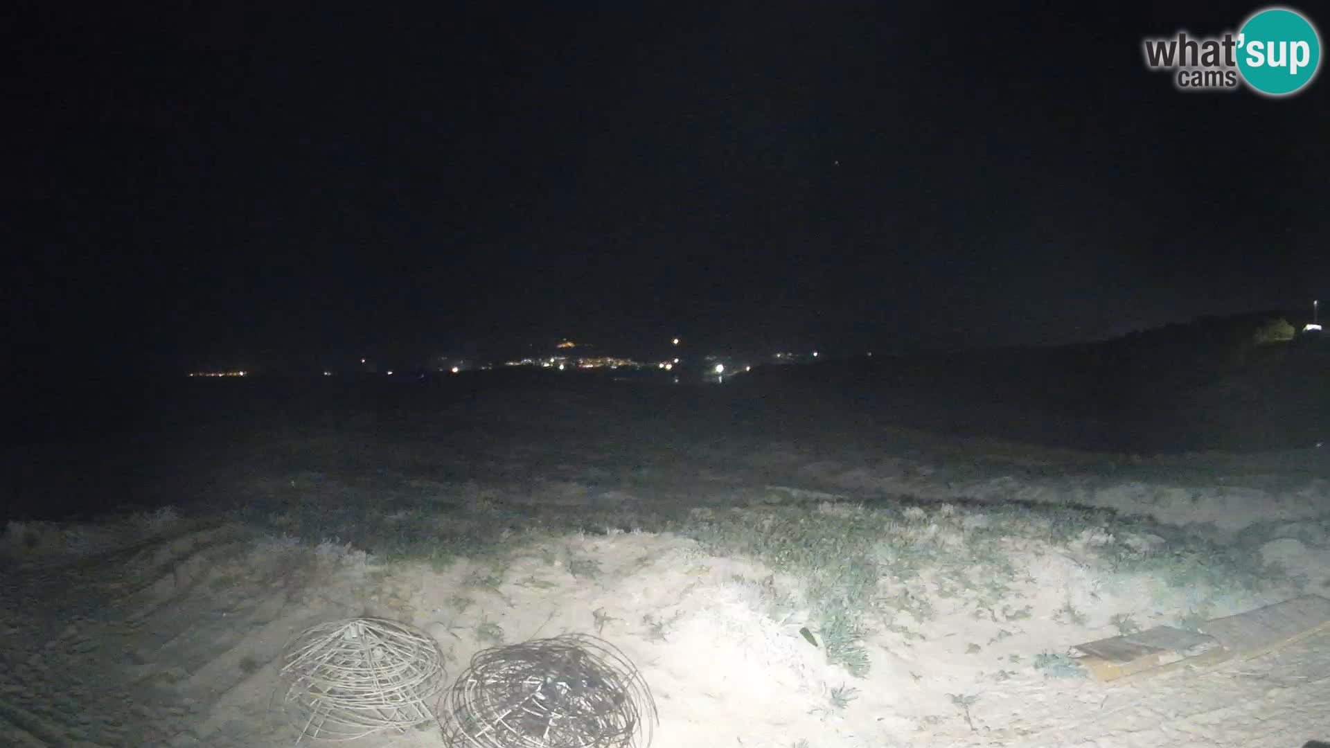 Spletna kamera Valledoria v živo – plaža San Pietro – Sardinija – Italija