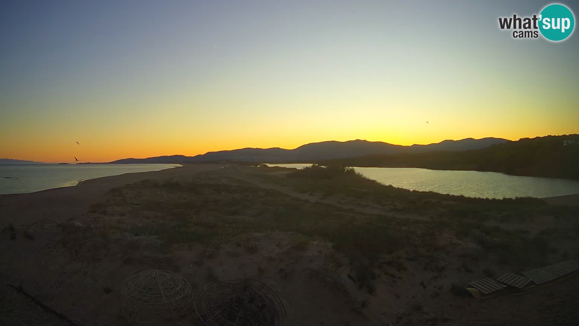Spletna kamera Valledoria v živo – plaža San Pietro – Sardinija – Italija