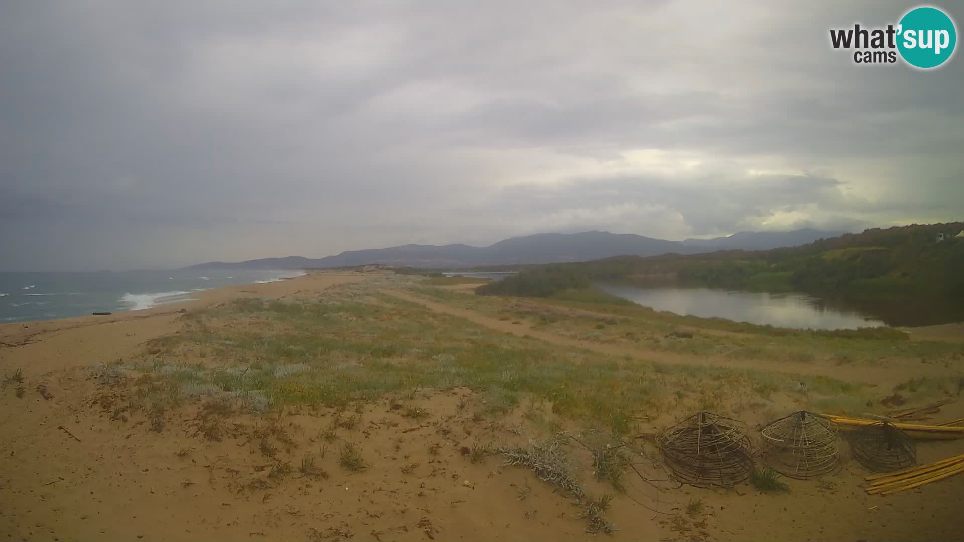 Spletna kamera Valledoria v živo – plaža San Pietro – Sardinija – Italija