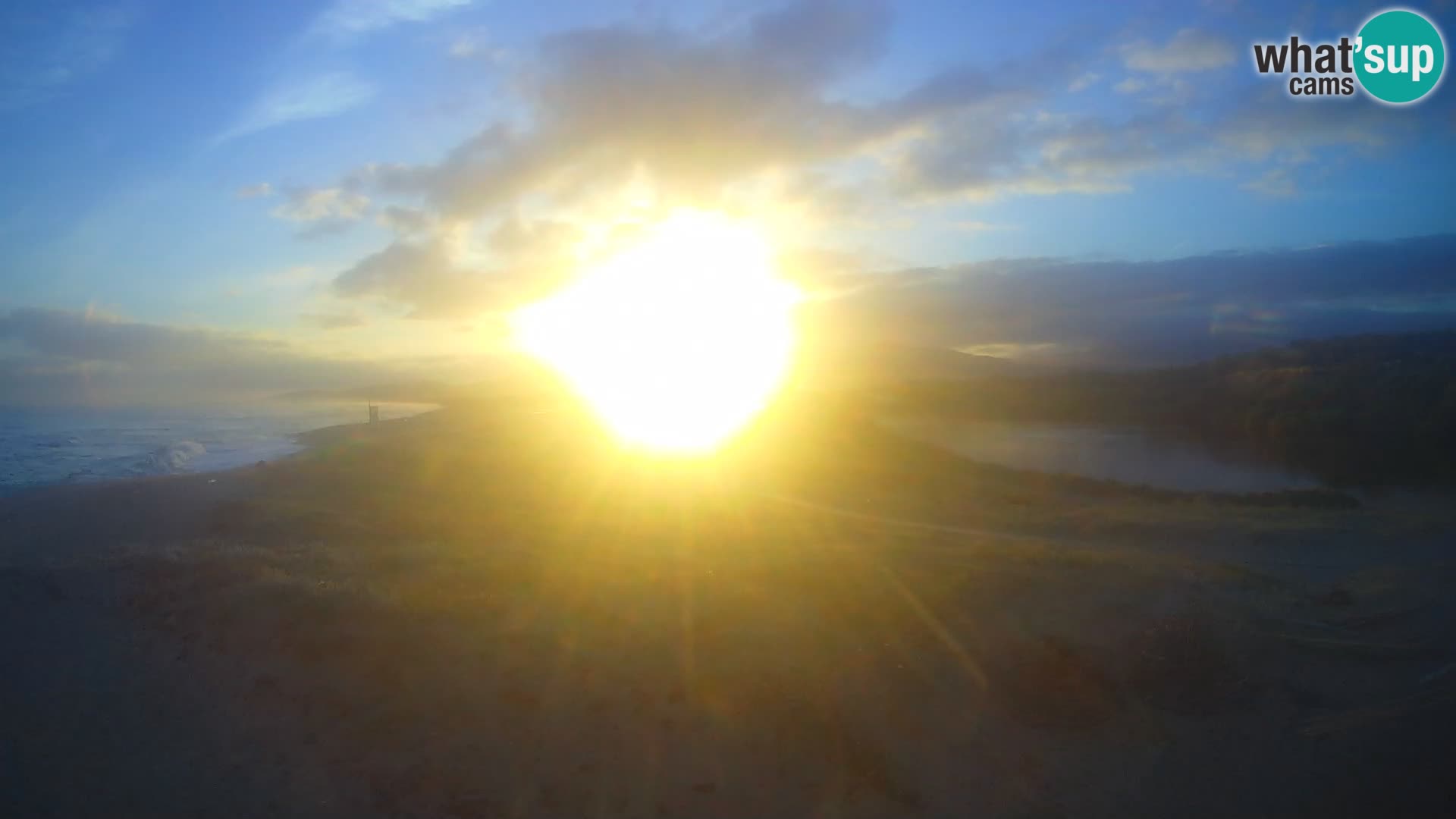 Valledoria Live webcam – San Pietro beach – Sardinia – Italy