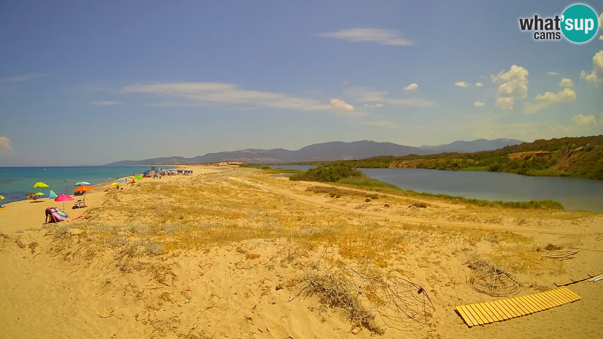 Spletna kamera Valledoria v živo – plaža San Pietro – Sardinija – Italija