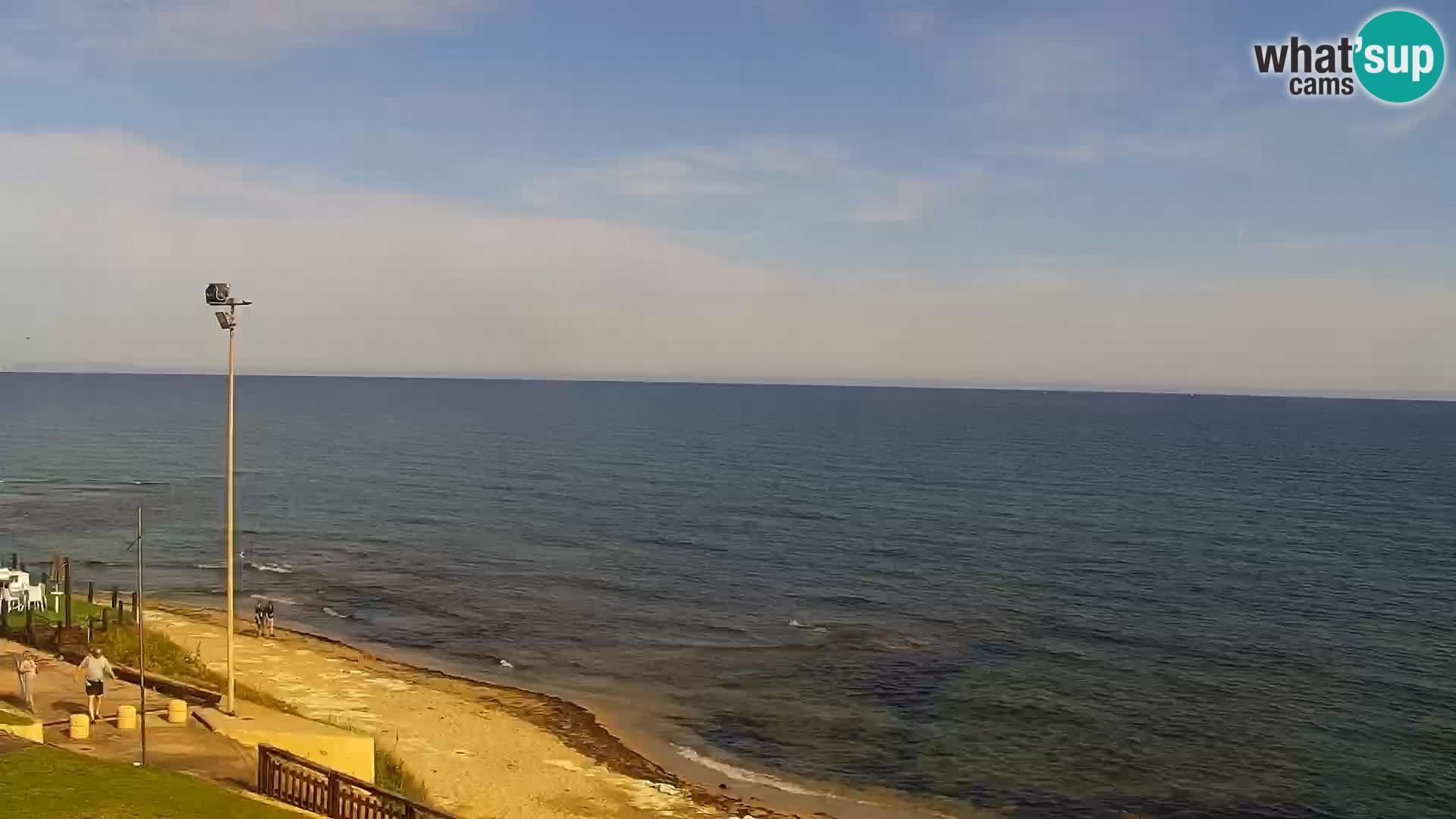 LIVE Valledoria webcam – La Ciaccia strand – Sardinien