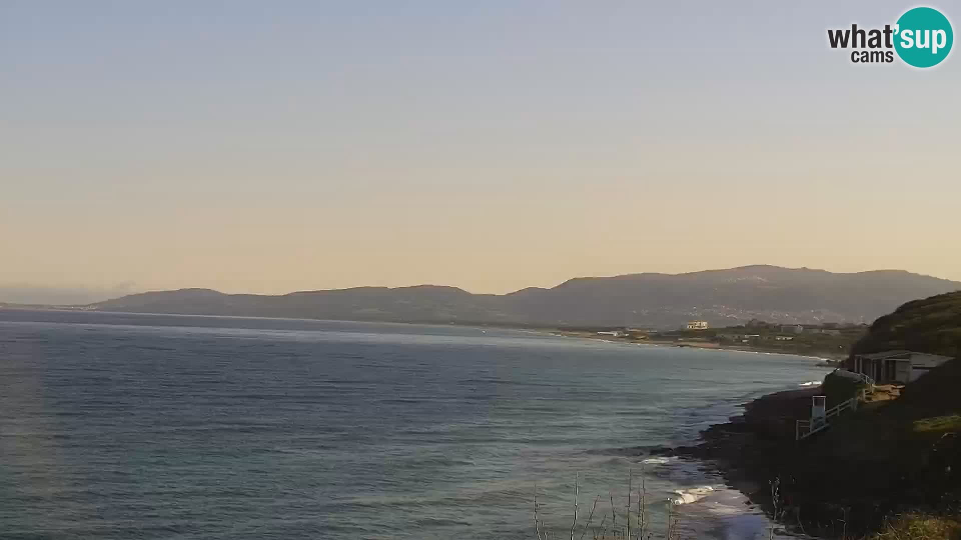 Web kamera Valledoria – plaža La Ciaccia – Sardinija