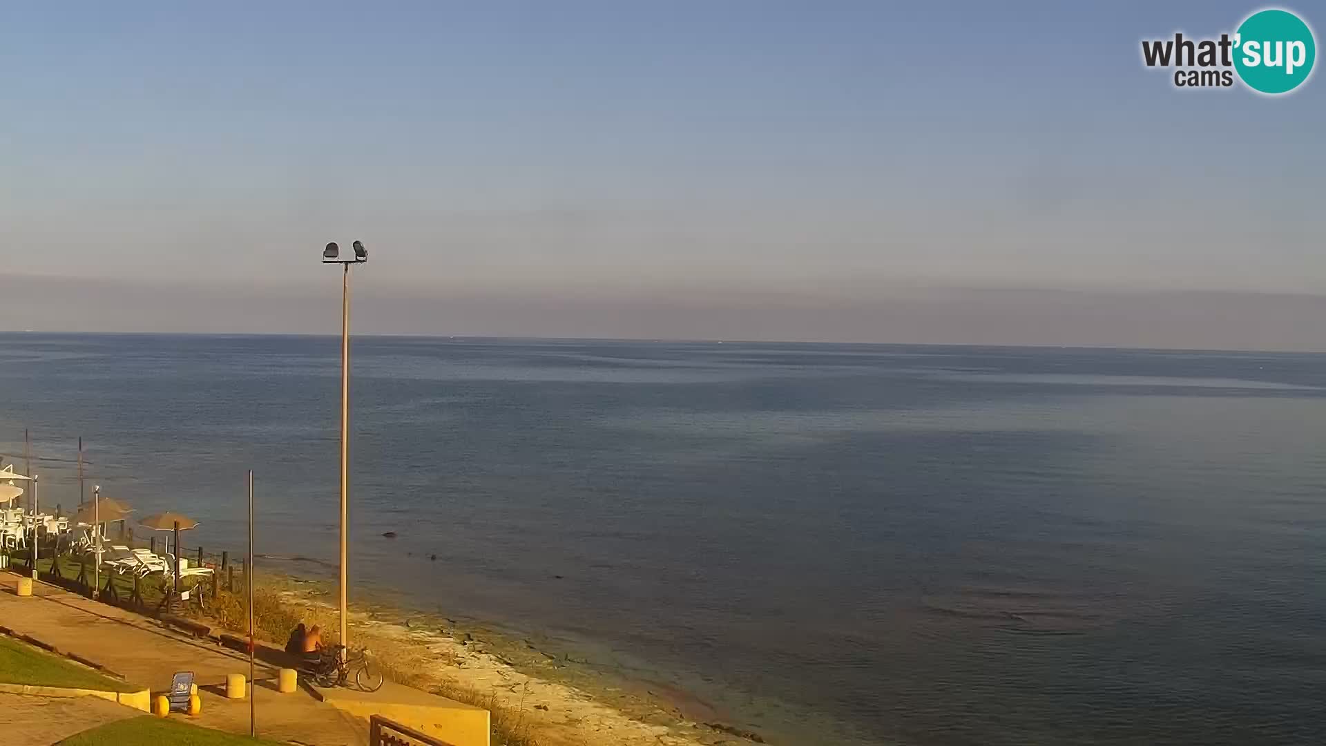 Web kamera Valledoria – plaža La Ciaccia – Sardinija