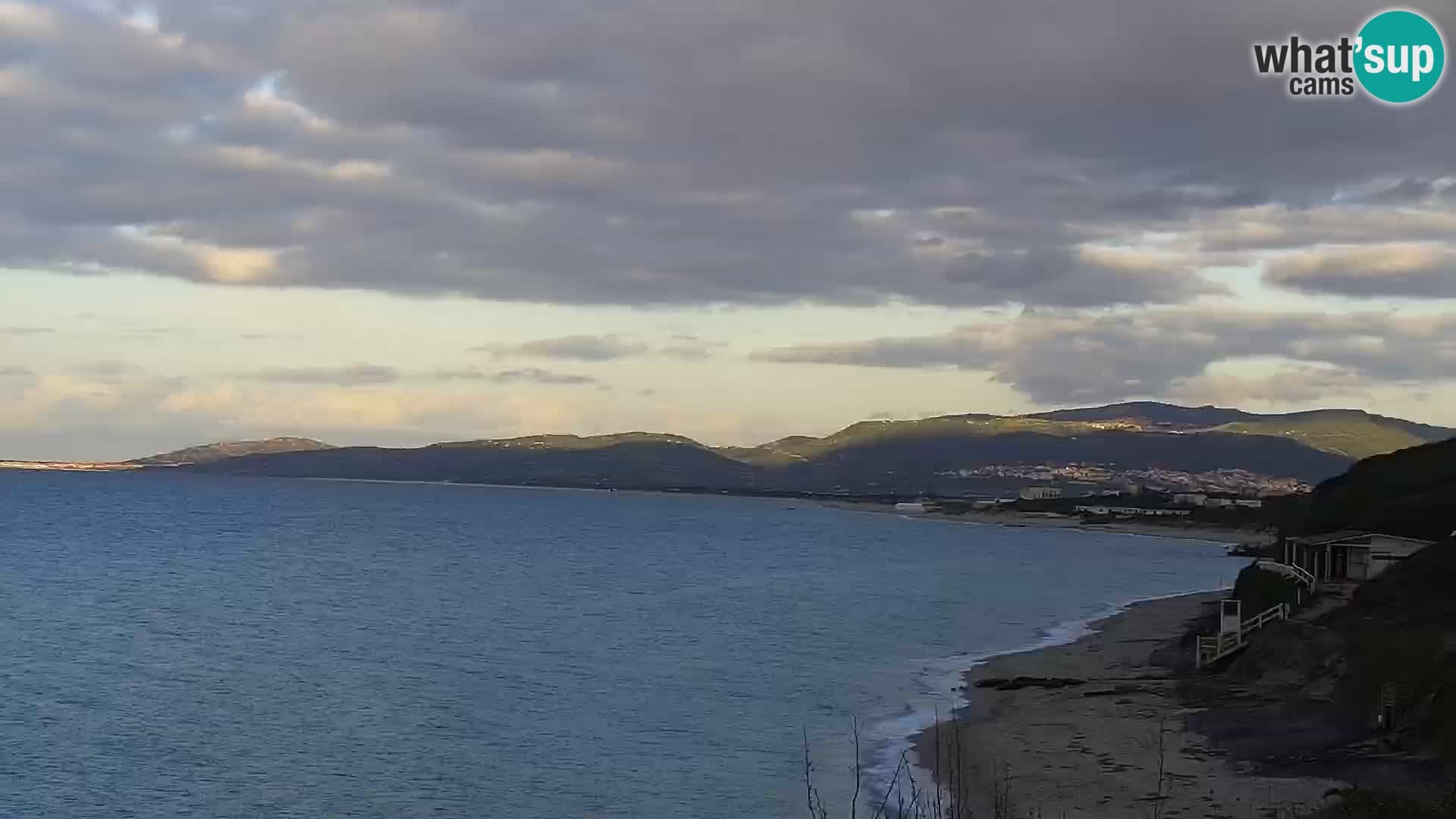 Web kamera Valledoria – plaža La Ciaccia – Sardinija