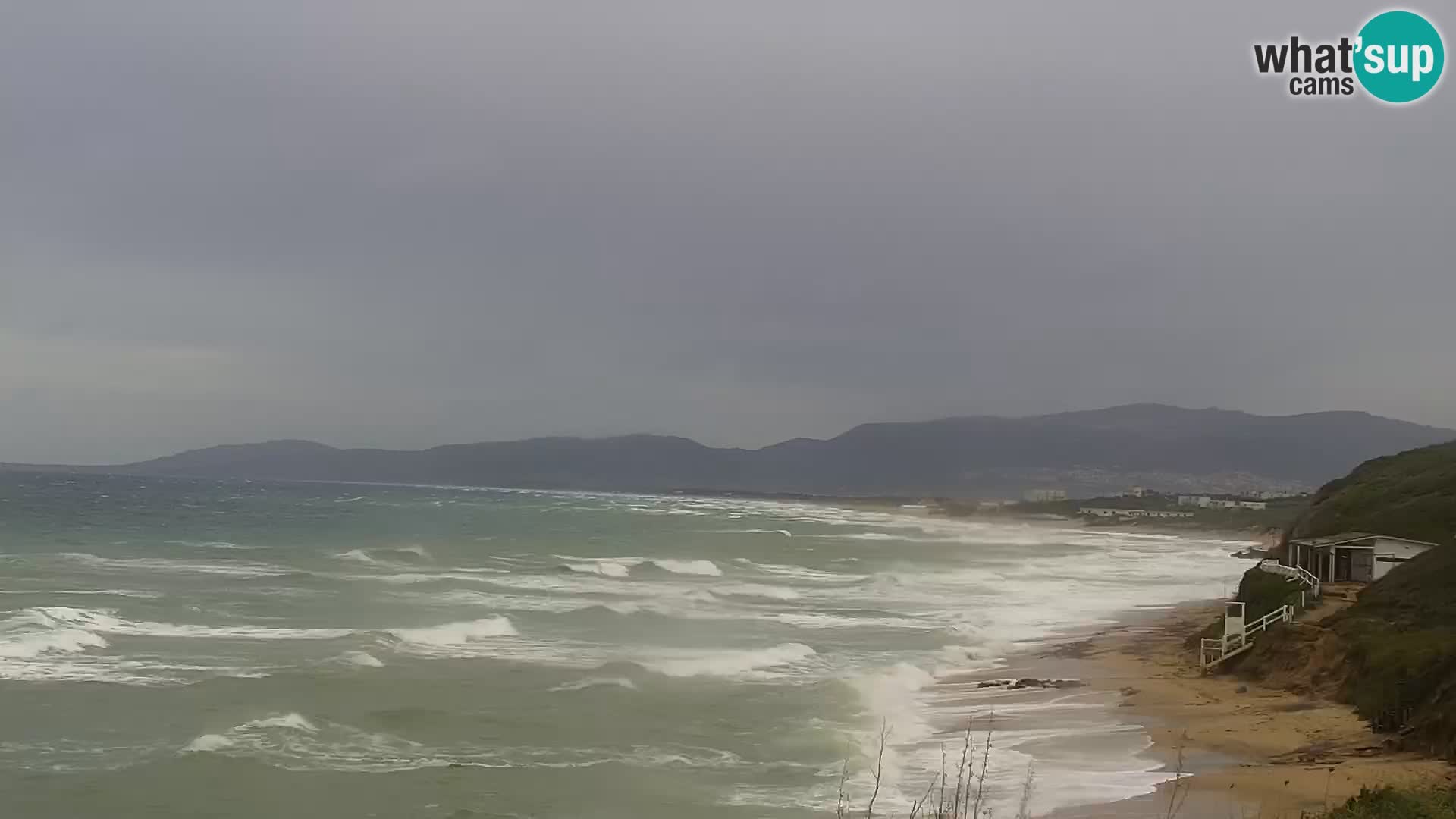 Web kamera Valledoria – plaža La Ciaccia – Sardinija