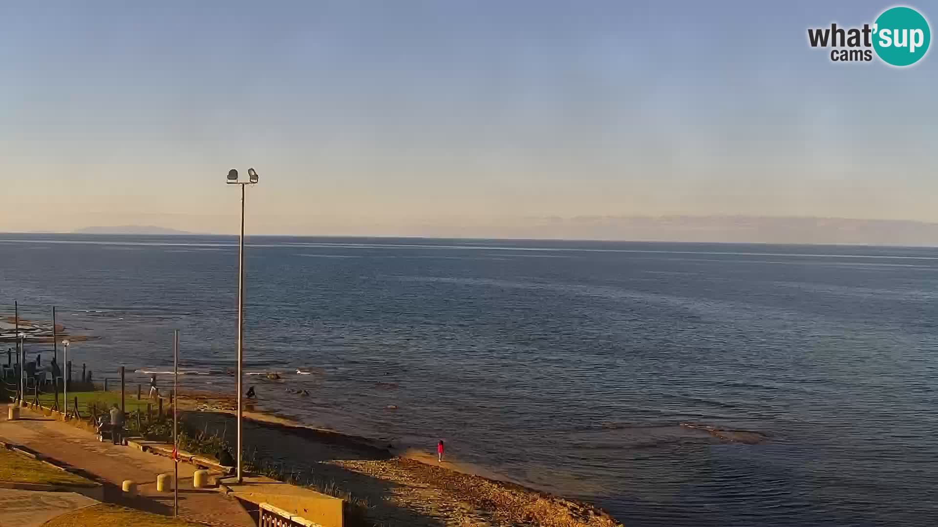 Spletna kamera Valledoria – La Ciaccia plaža – Sardinija