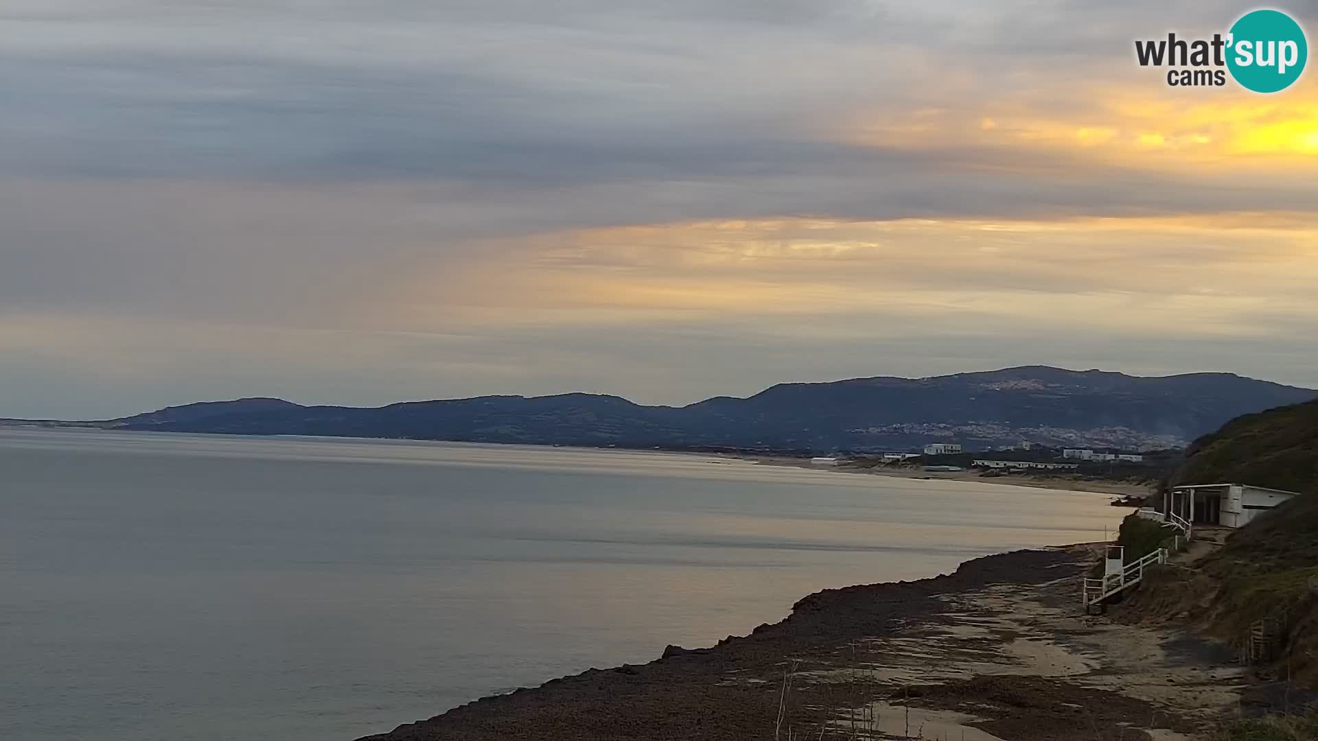 Web kamera Valledoria – plaža La Ciaccia – Sardinija