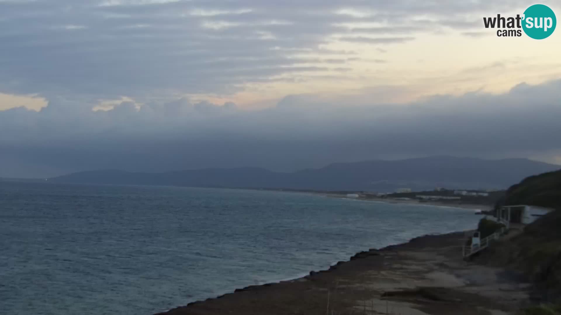 Web kamera Valledoria – plaža La Ciaccia – Sardinija