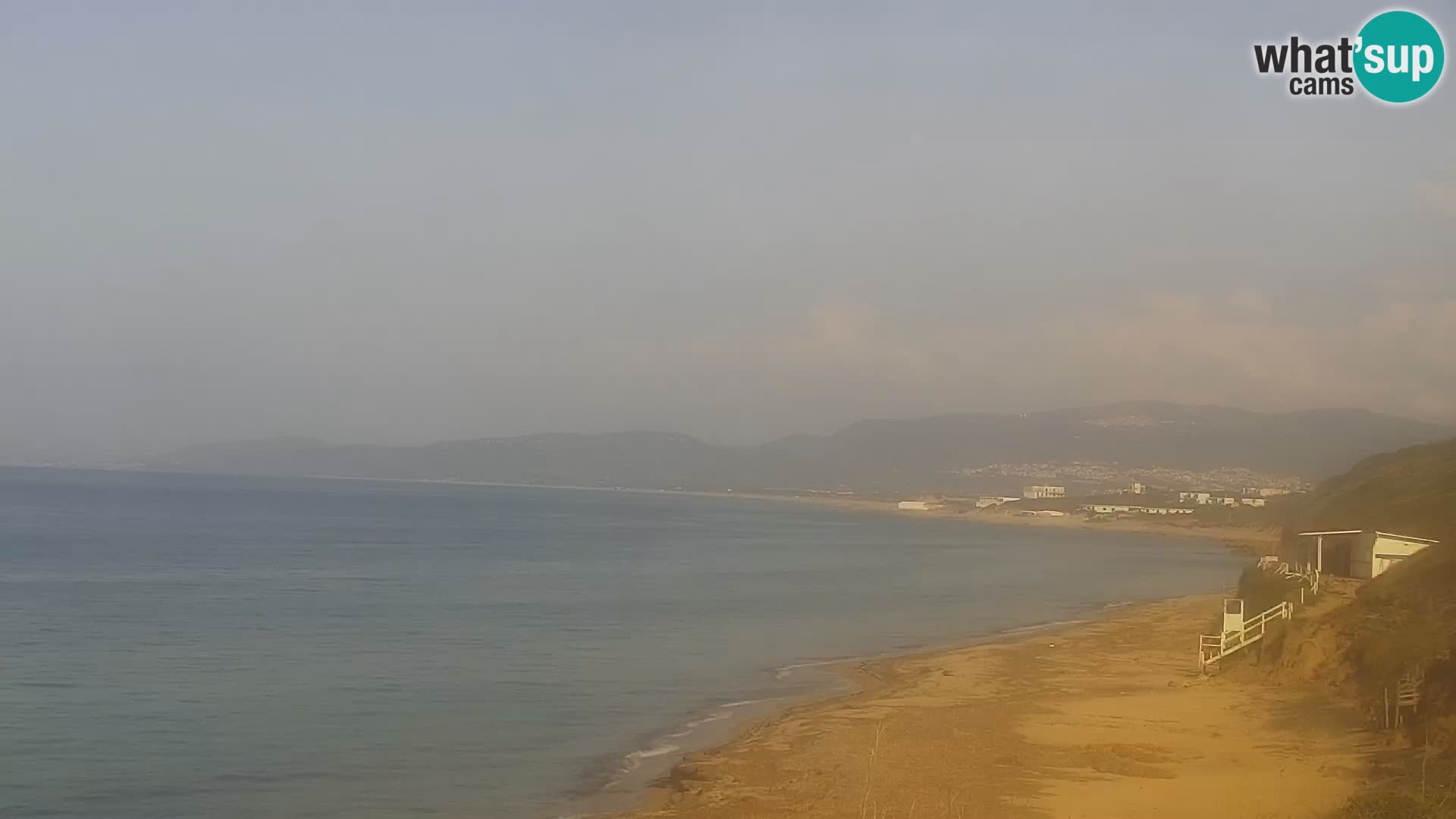 Web kamera Valledoria – plaža La Ciaccia – Sardinija