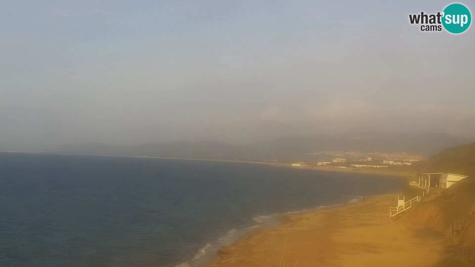 Web kamera Valledoria – plaža La Ciaccia – Sardinija