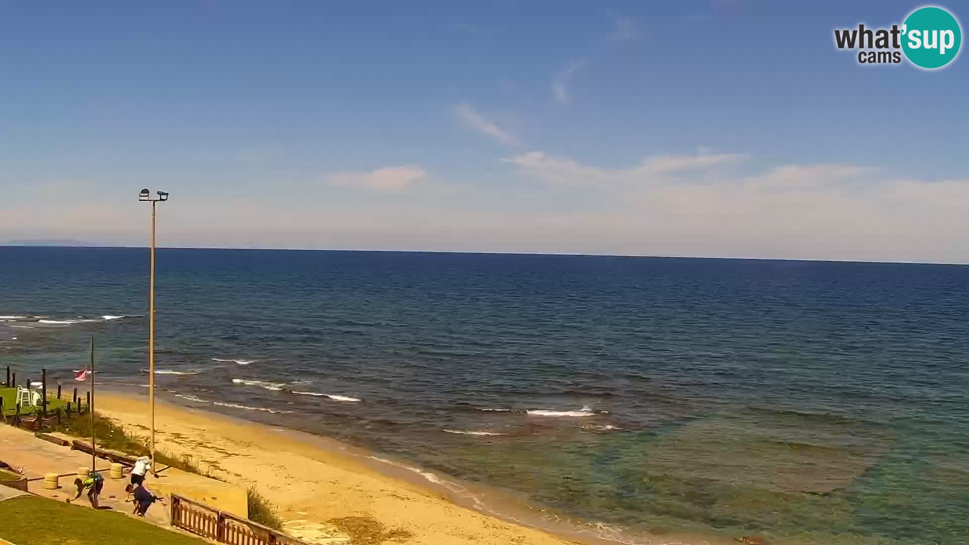 Web kamera Valledoria – plaža La Ciaccia – Sardinija