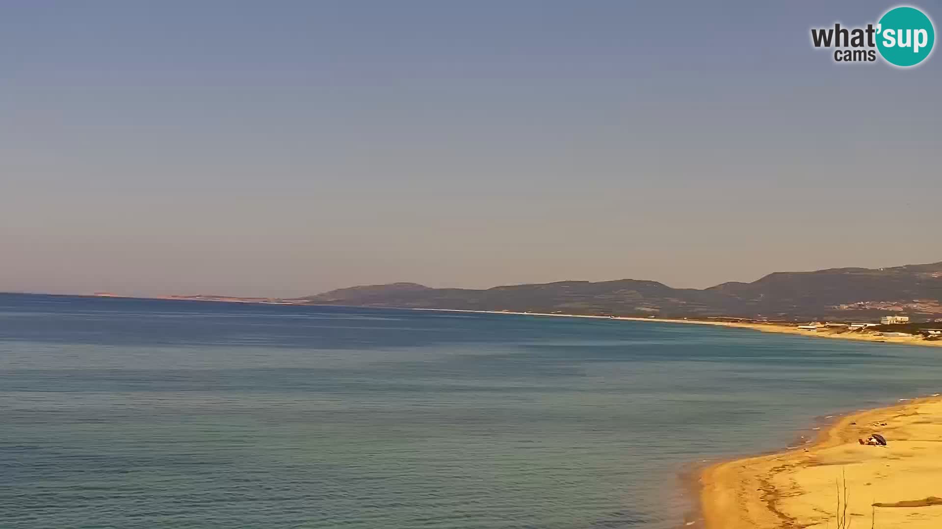 Spletna kamera Valledoria – La Ciaccia plaža – Sardinija