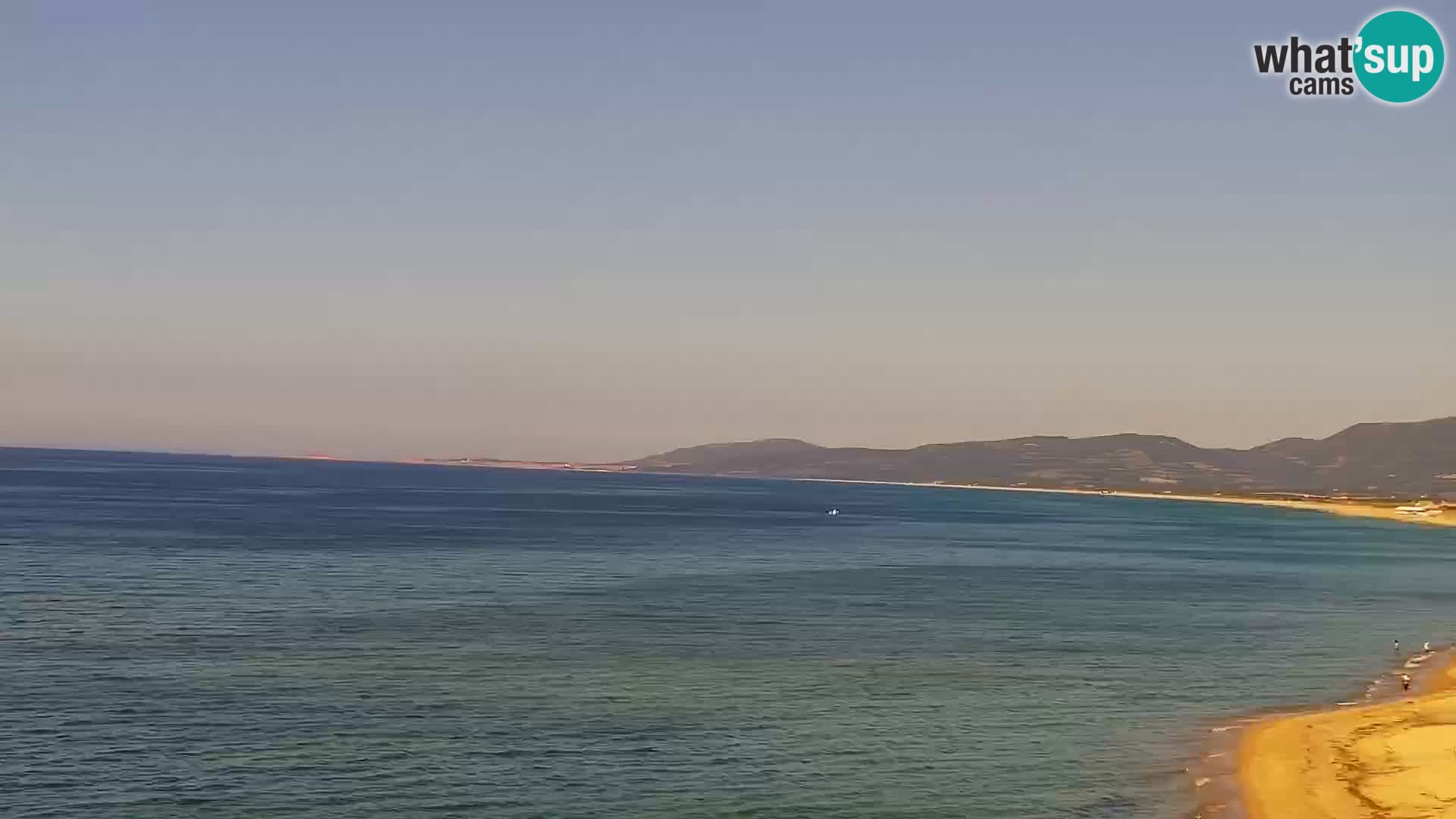 Web kamera Valledoria – plaža La Ciaccia – Sardinija