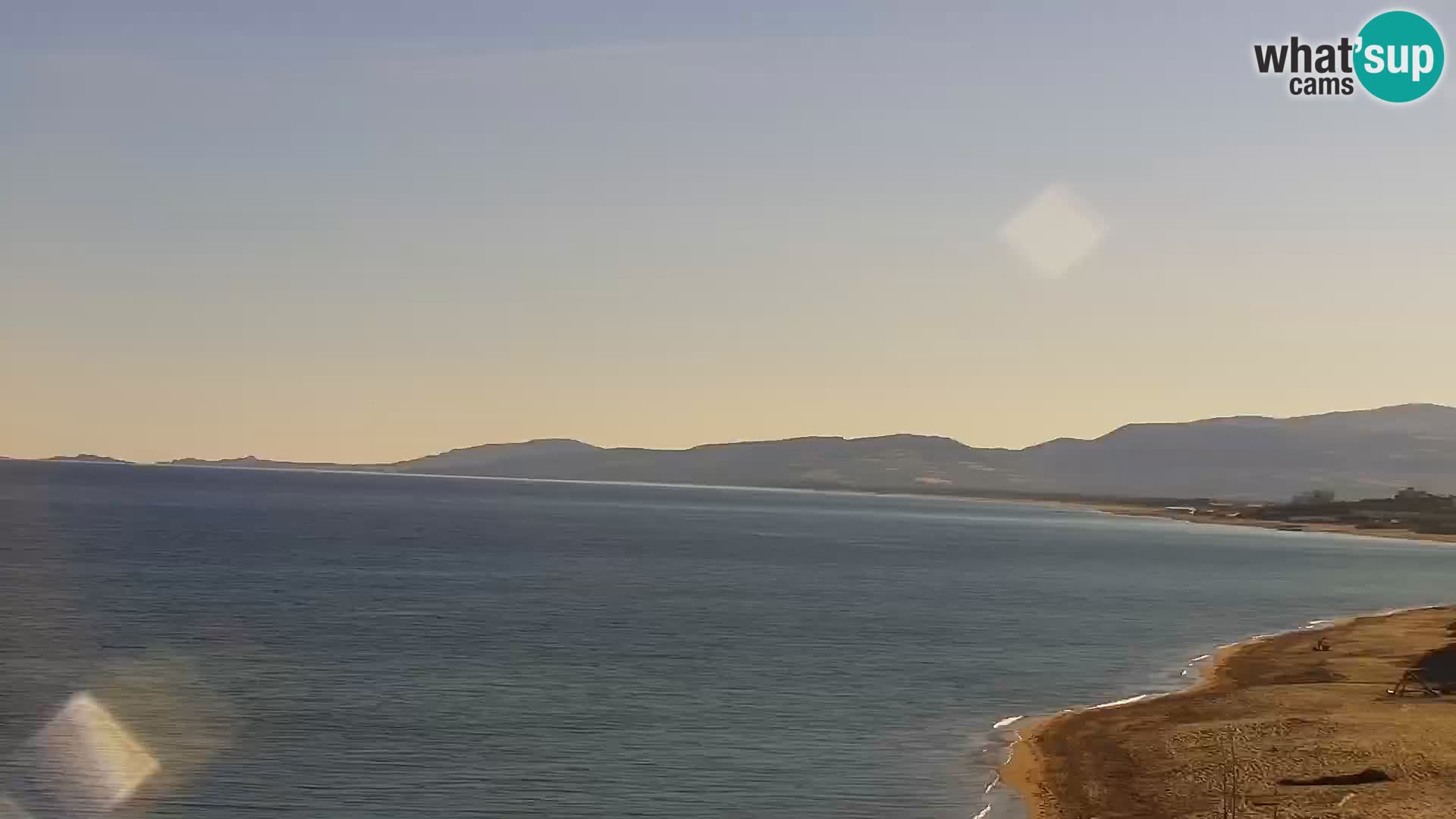 LIVE Valledoria webcam – La Ciaccia strand – Sardinien