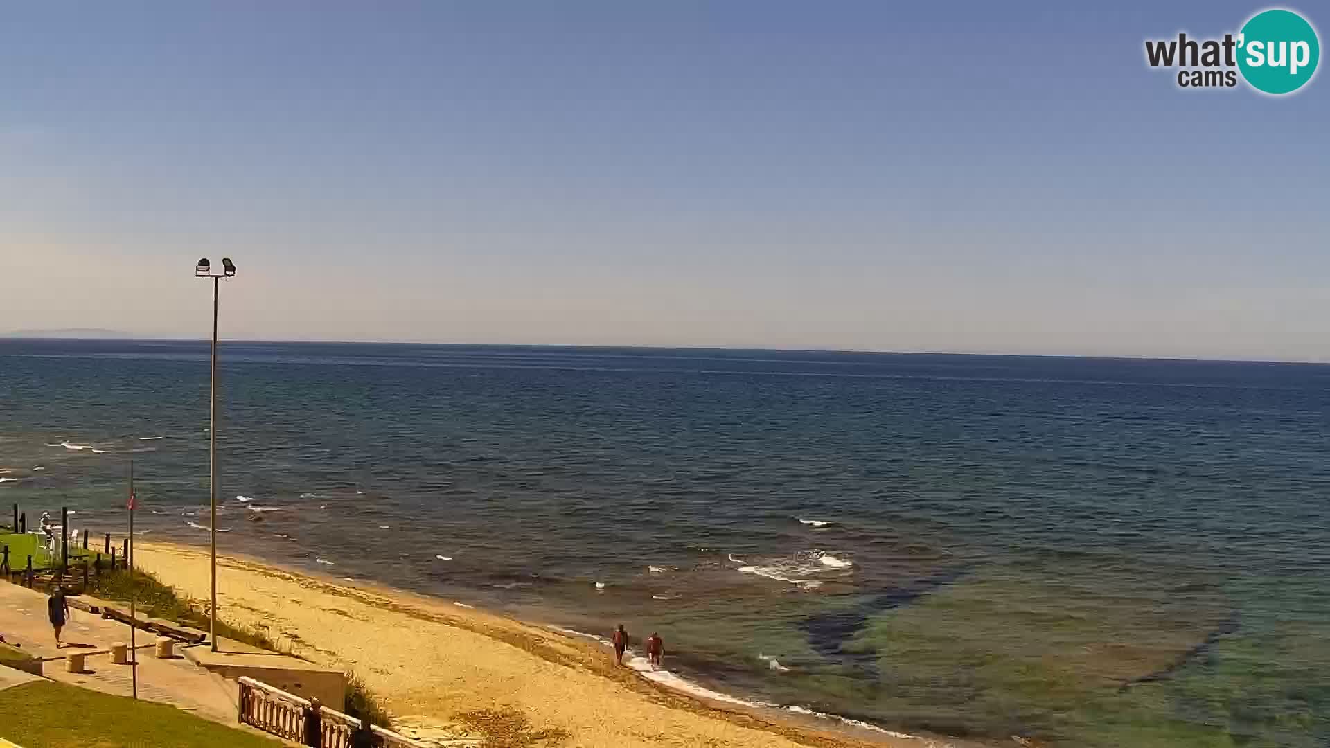 Web kamera Valledoria – plaža La Ciaccia – Sardinija