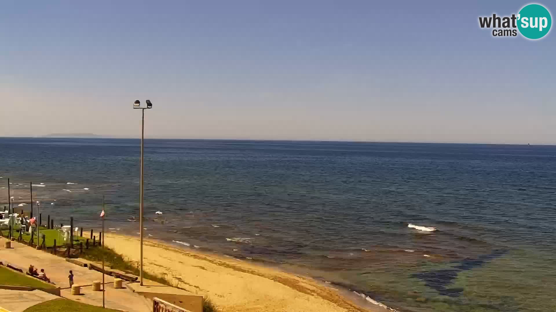 Web kamera Valledoria – plaža La Ciaccia – Sardinija
