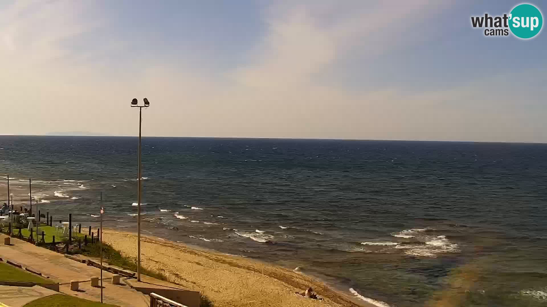 LIVE Valledoria webcam – La Ciaccia strand – Sardinien