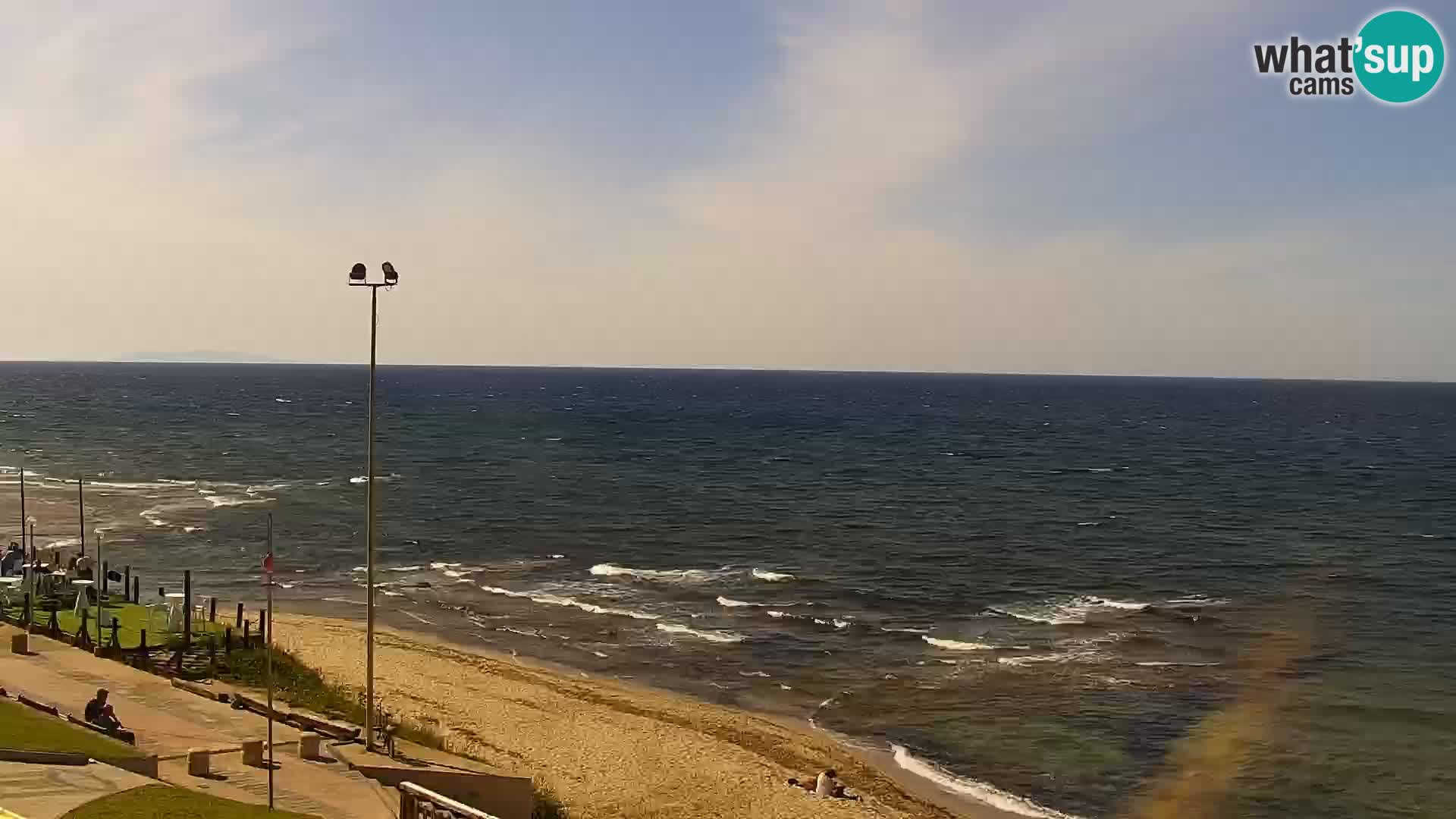 Spletna kamera Valledoria – La Ciaccia plaža – Sardinija