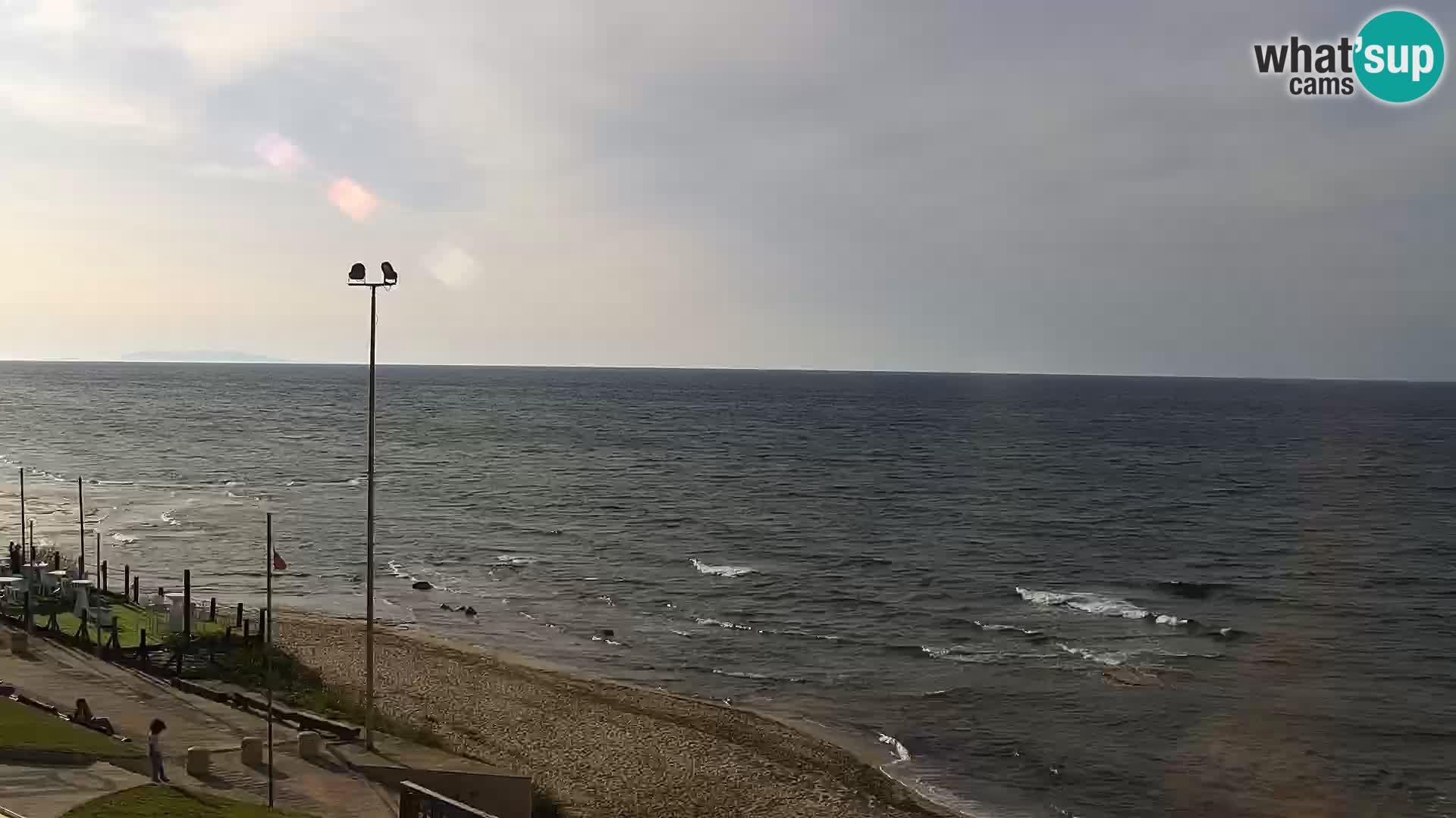 LIVE Valledoria webcam – La Ciaccia strand – Sardinien