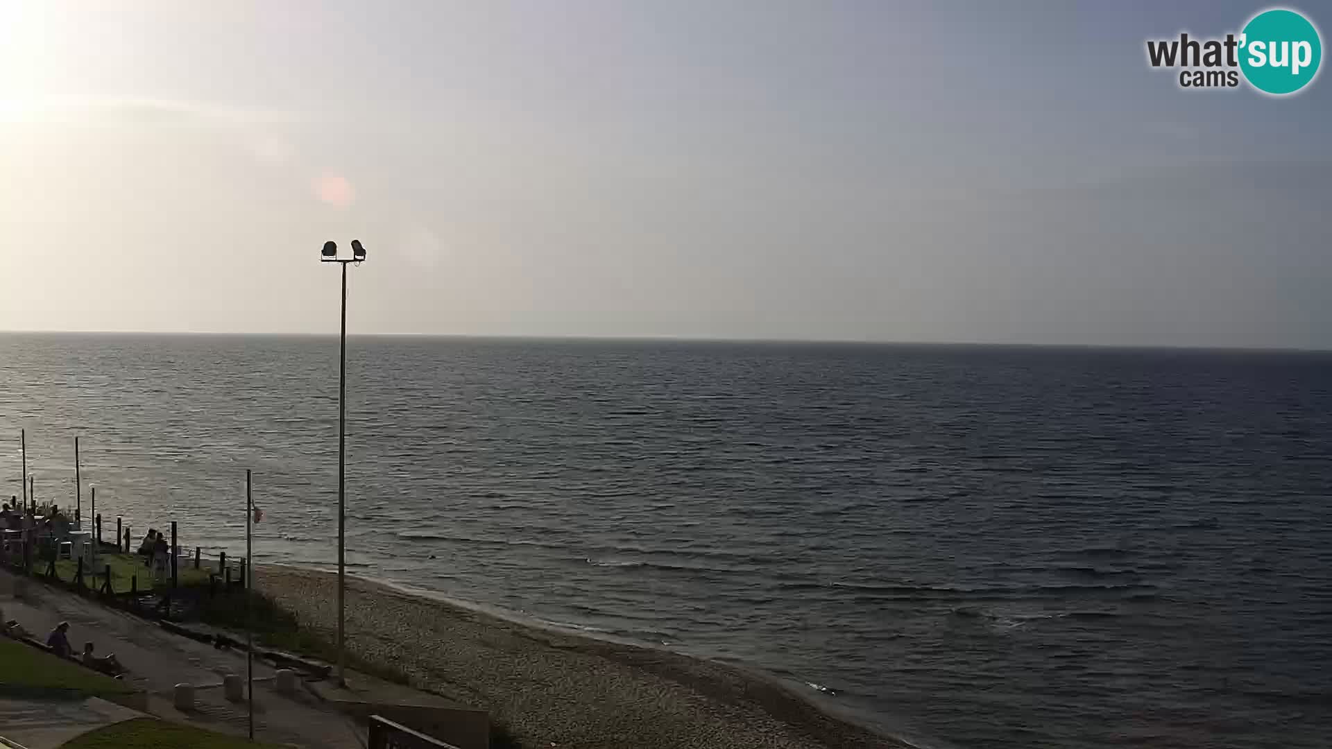 LIVE Valledoria webcam – La Ciaccia strand – Sardinien