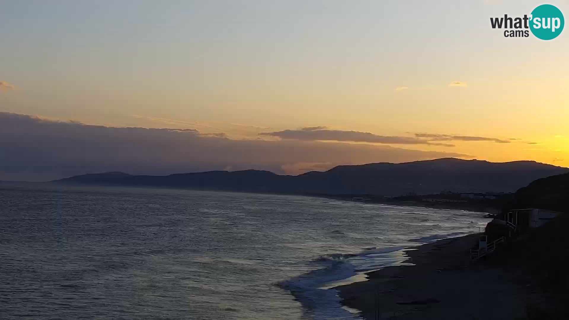Web kamera Valledoria – plaža La Ciaccia – Sardinija