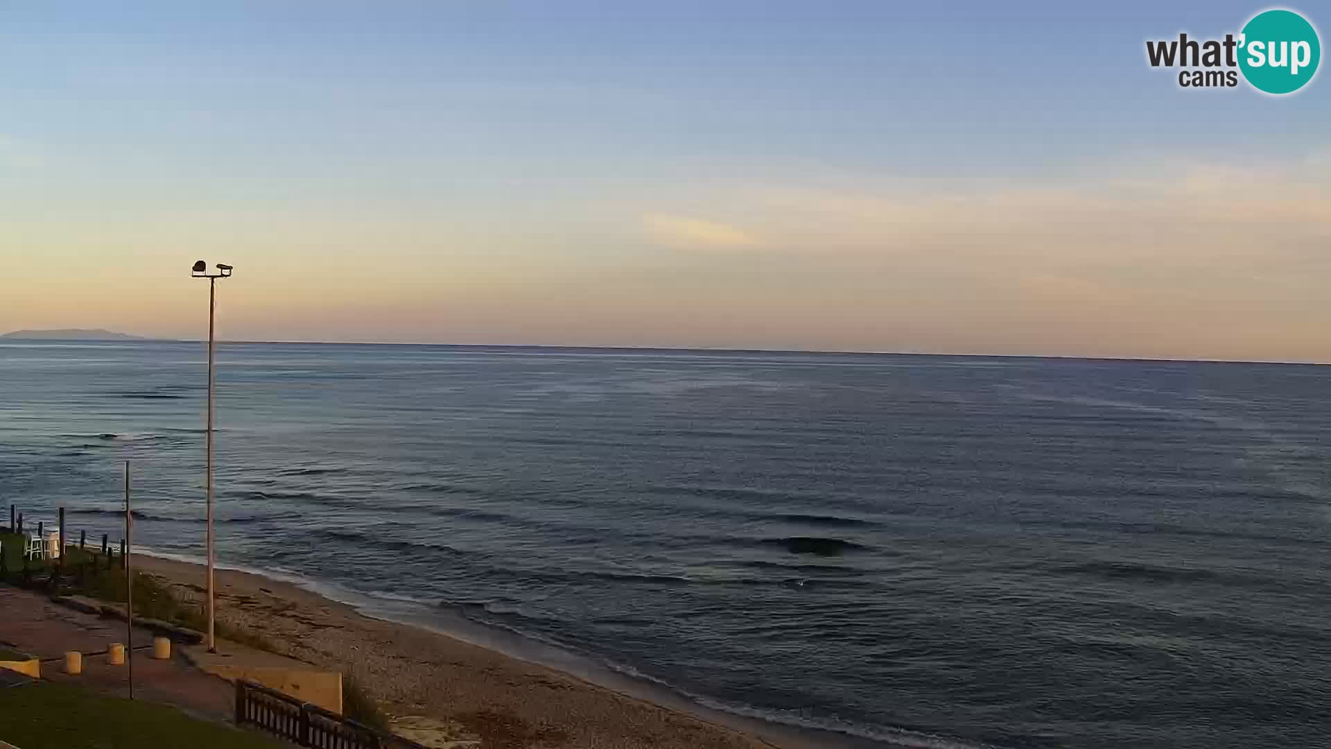 LIVE Valledoria webcam – La Ciaccia strand – Sardinien