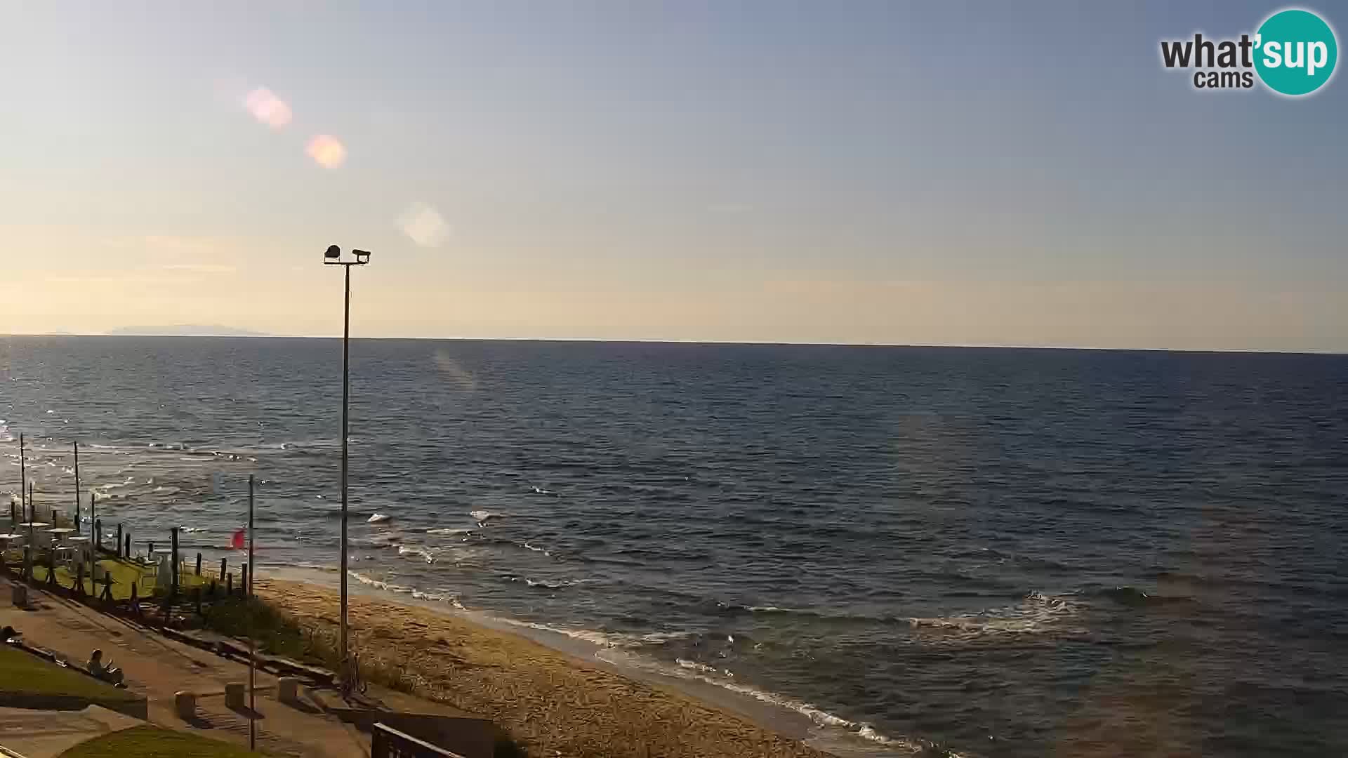 Spletna kamera Valledoria – La Ciaccia plaža – Sardinija