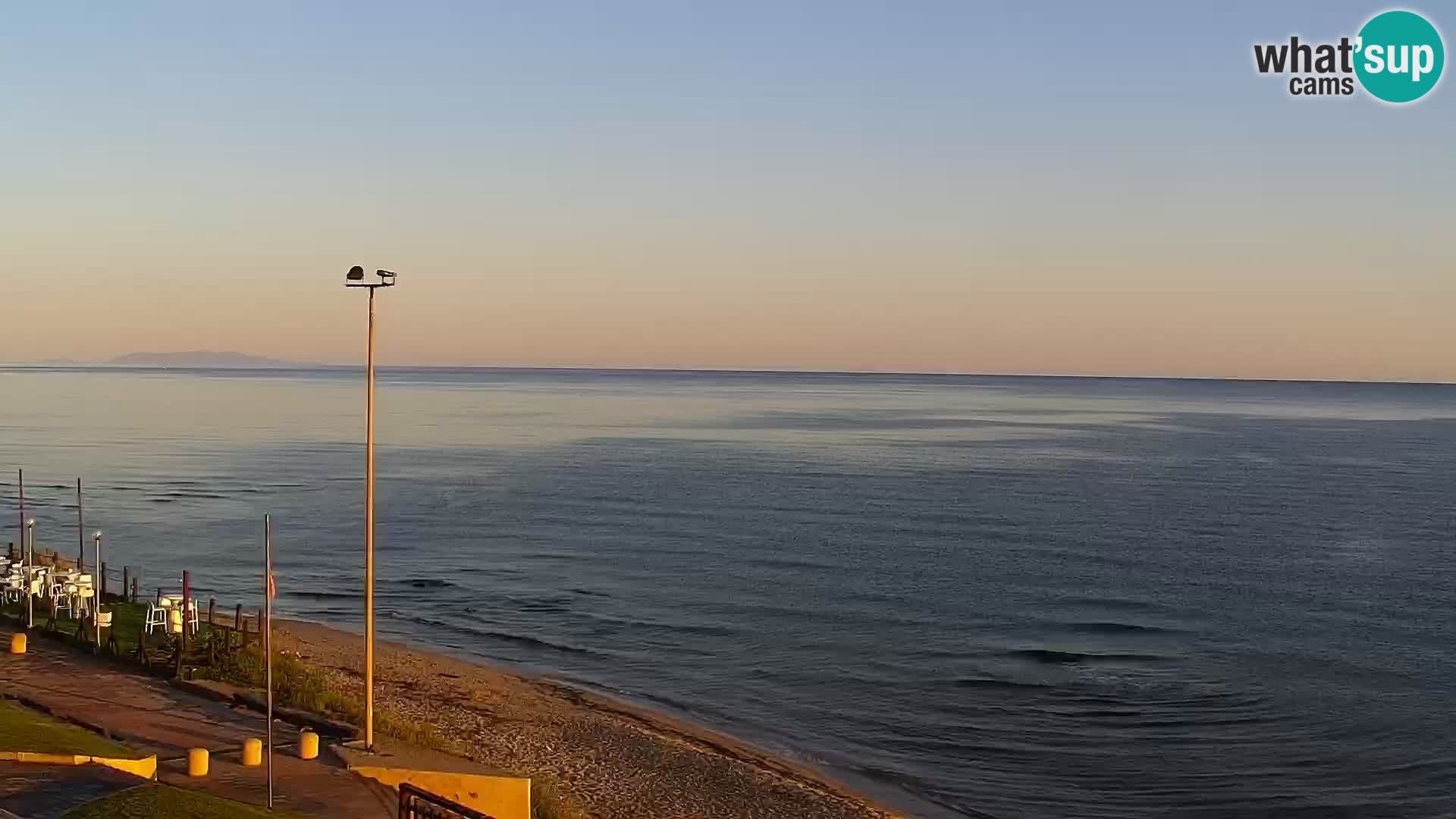 Spletna kamera Valledoria – La Ciaccia plaža – Sardinija
