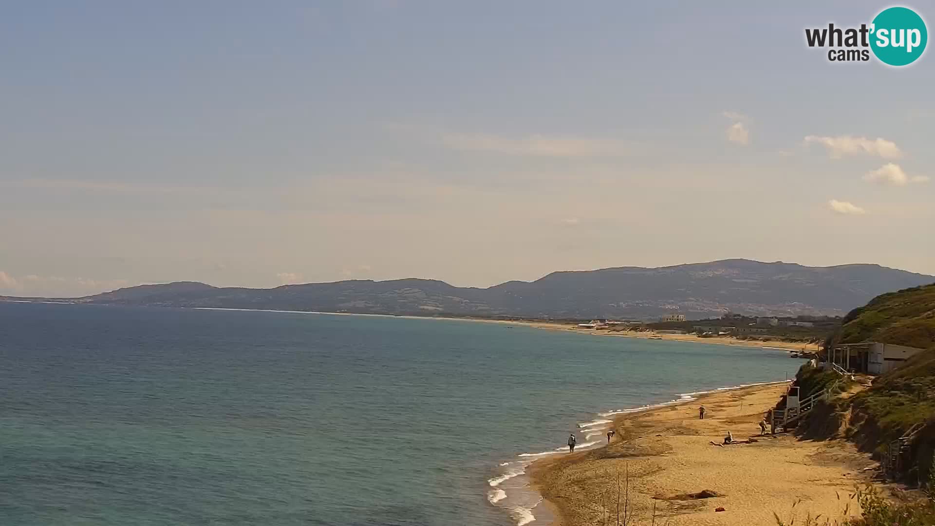 LIVE Valledoria webcam – La Ciaccia strand – Sardinien