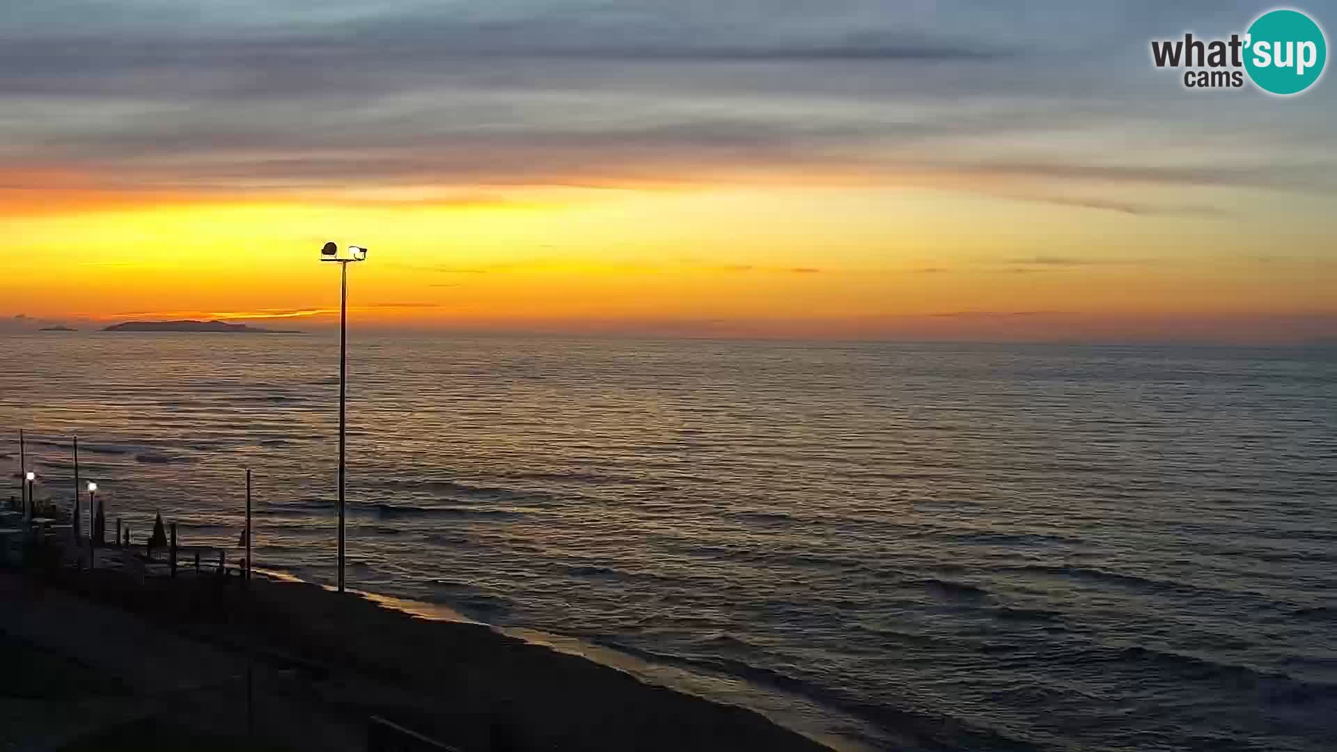 LIVE Valledoria webcam – La Ciaccia strand – Sardinien