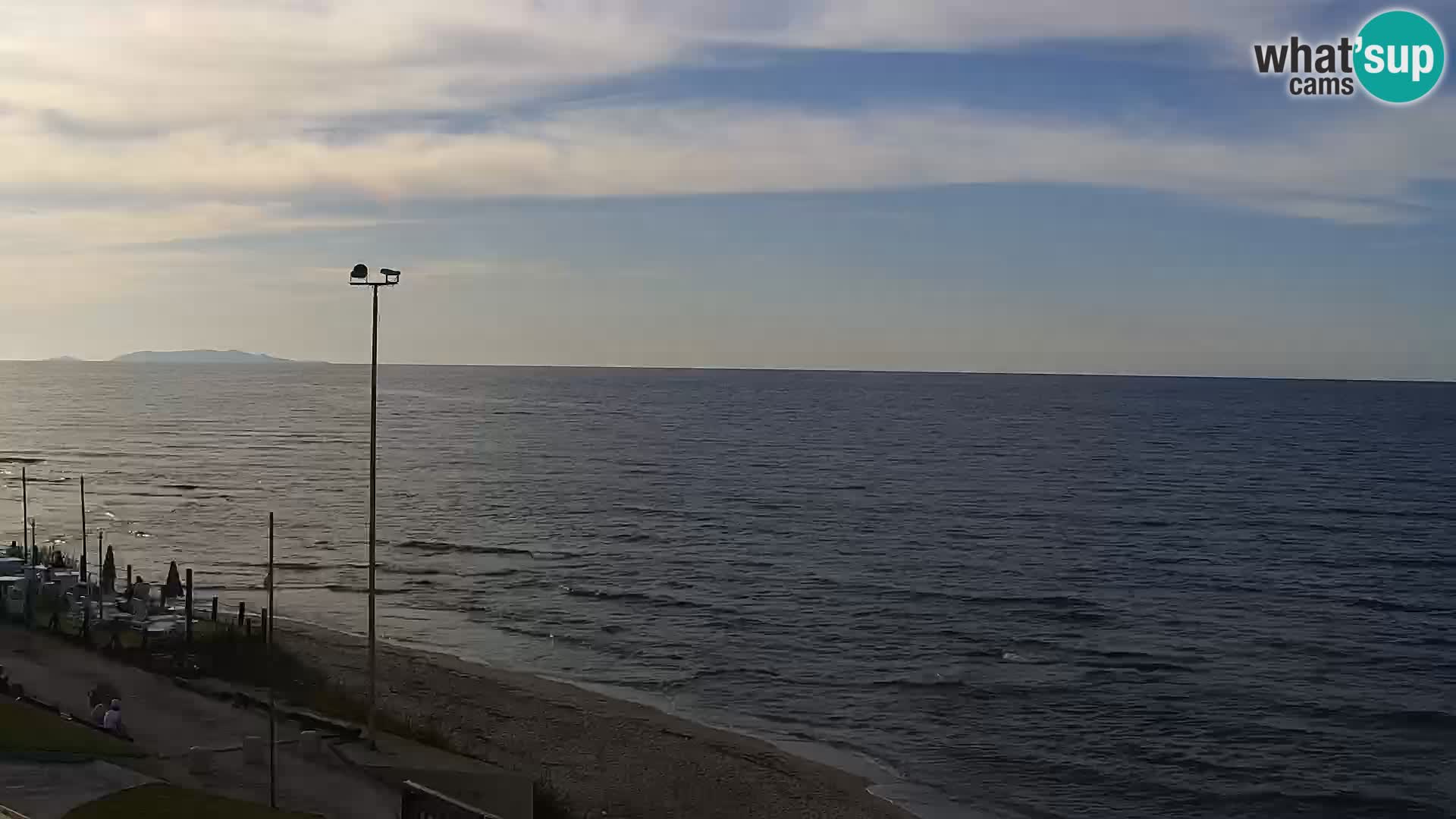 Web kamera Valledoria – plaža La Ciaccia – Sardinija