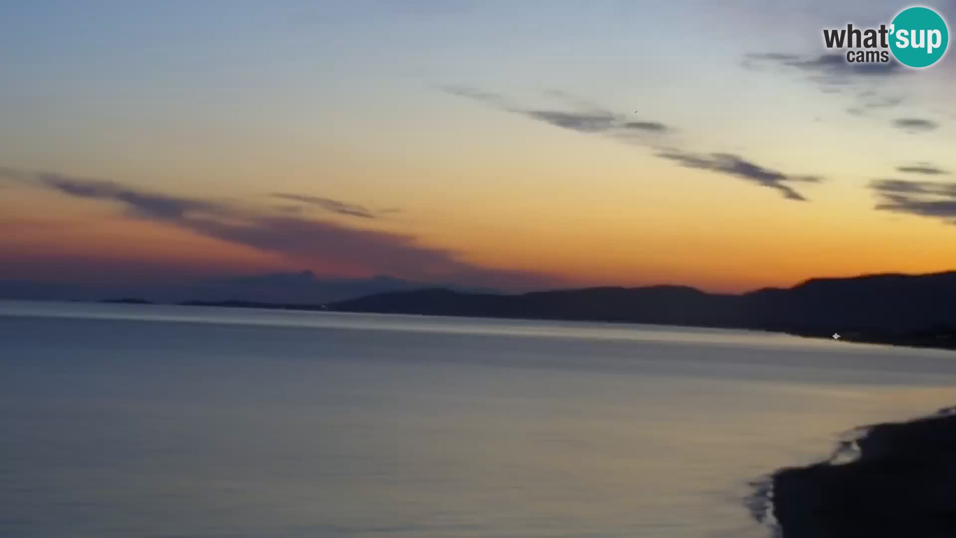 Web kamera Valledoria – plaža La Ciaccia – Sardinija